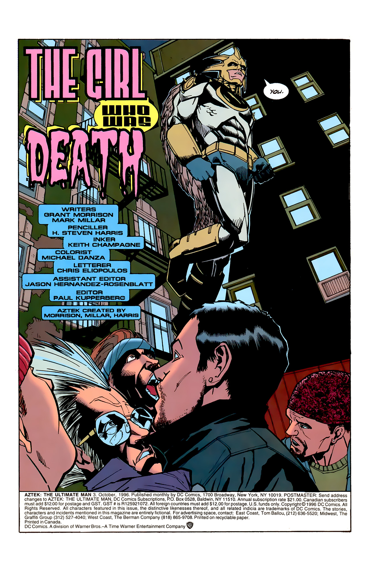 Read online Aztek: The Ultimate Man comic -  Issue #3 - 5