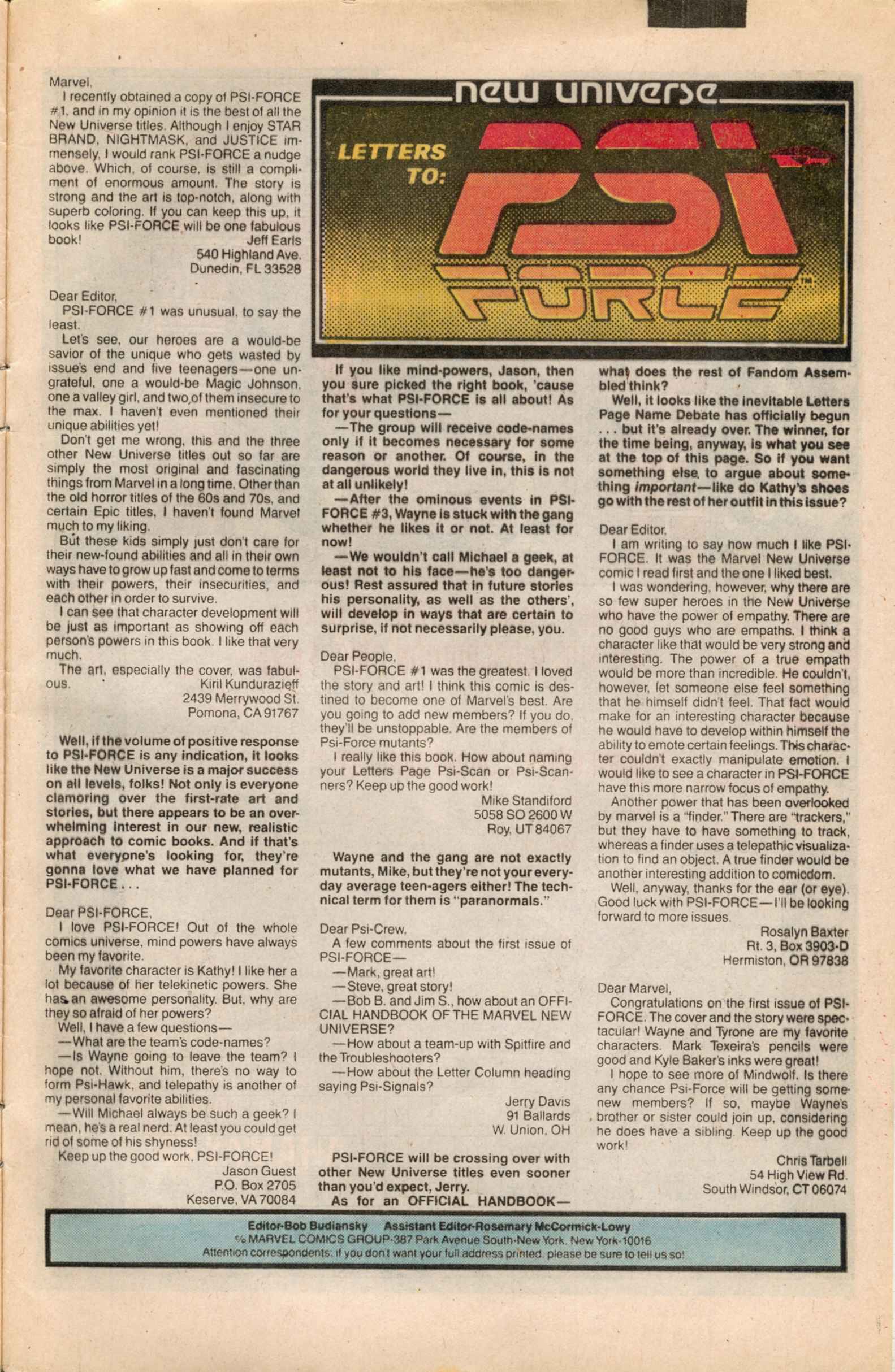 Read online Psi-Force comic -  Issue #4 - 24