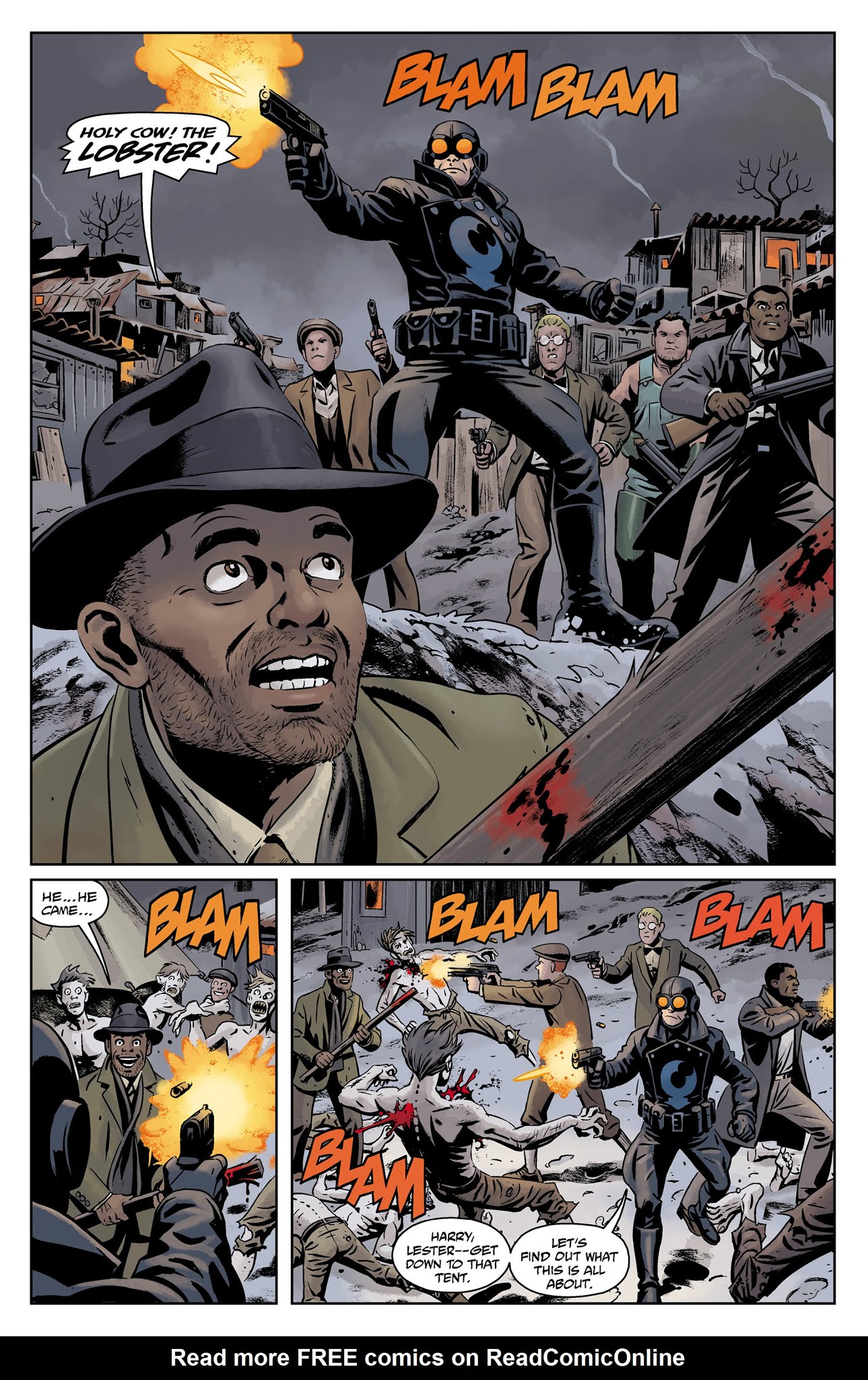 Read online Lobster Johnson: The Forgotten Man comic -  Issue # Full - 10