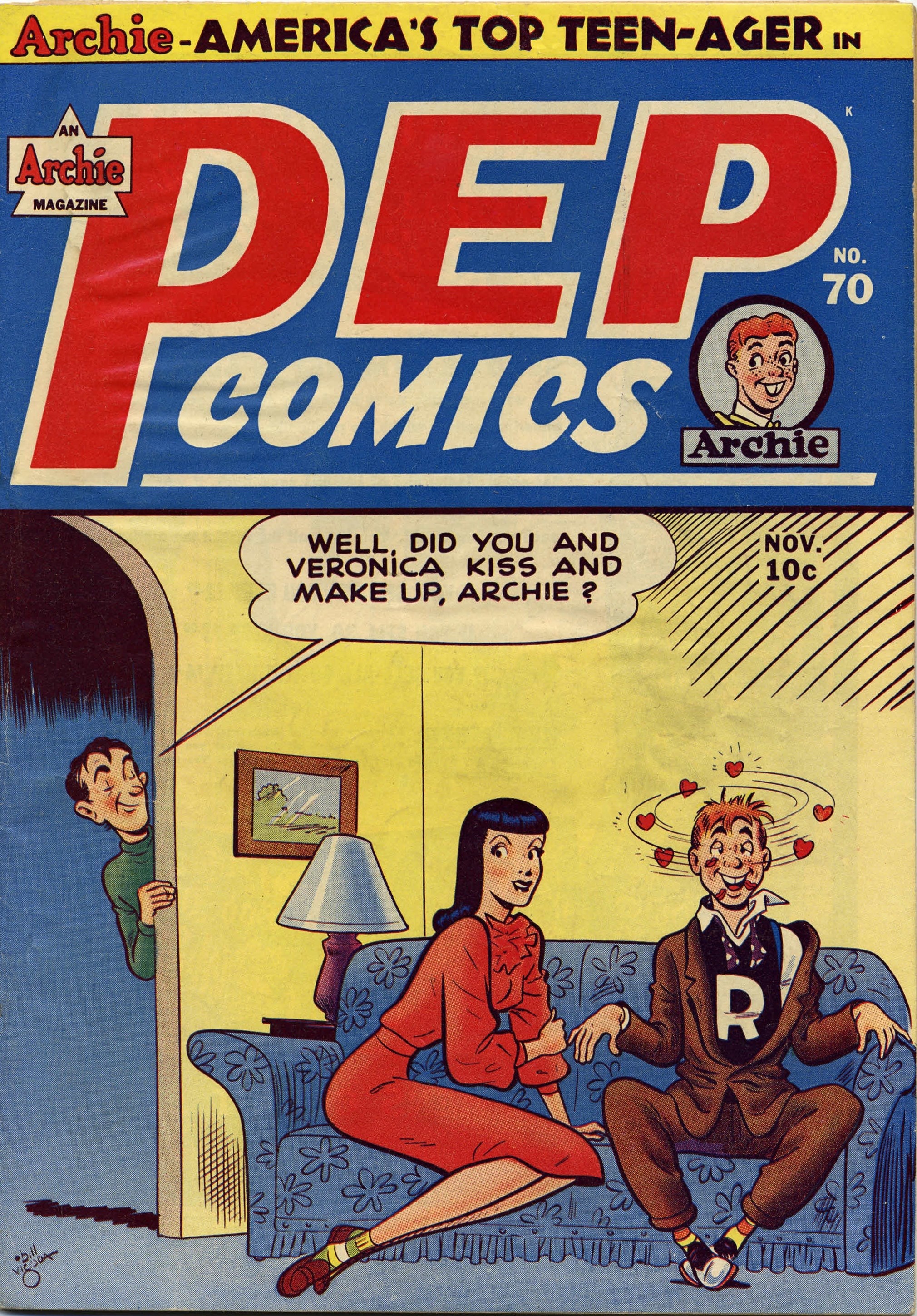 Read online Pep Comics comic -  Issue #70 - 1