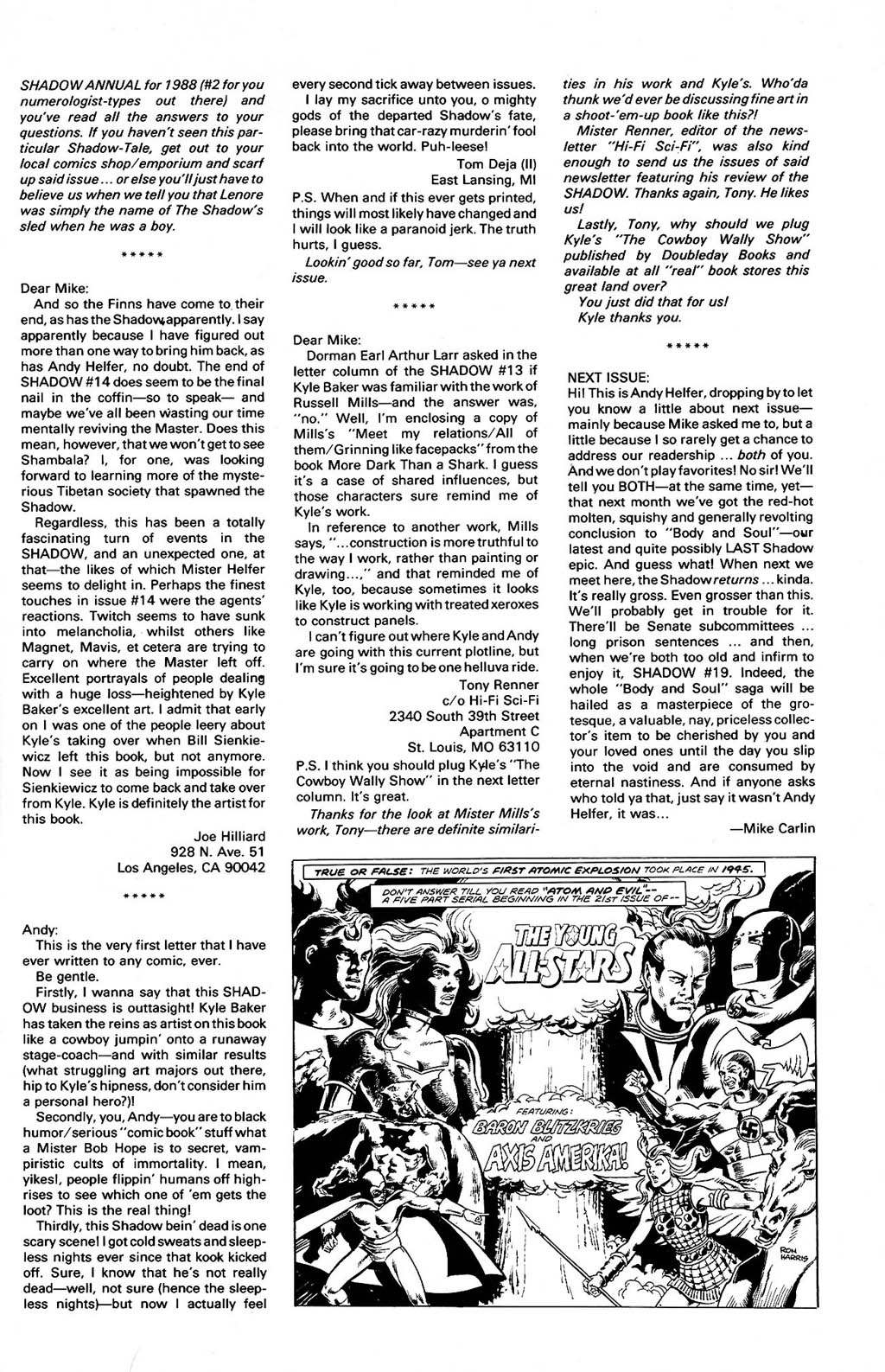 Read online The Shadow (1987) comic -  Issue #18 - 31