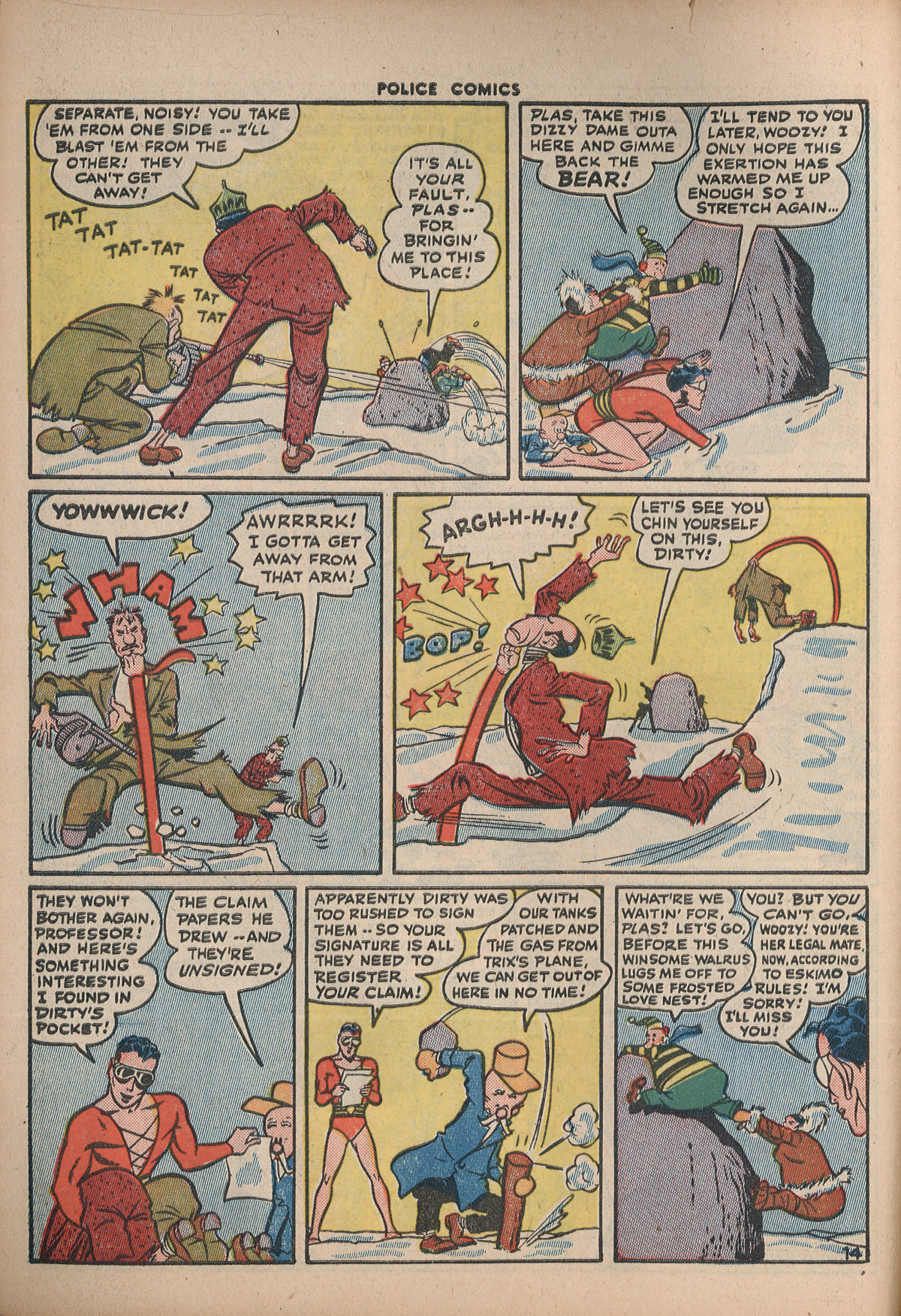 Read online Police Comics comic -  Issue #43 - 16