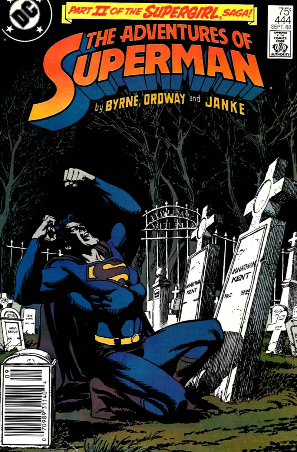 Read online Adventures of Superman (1987) comic -  Issue #444 - 1