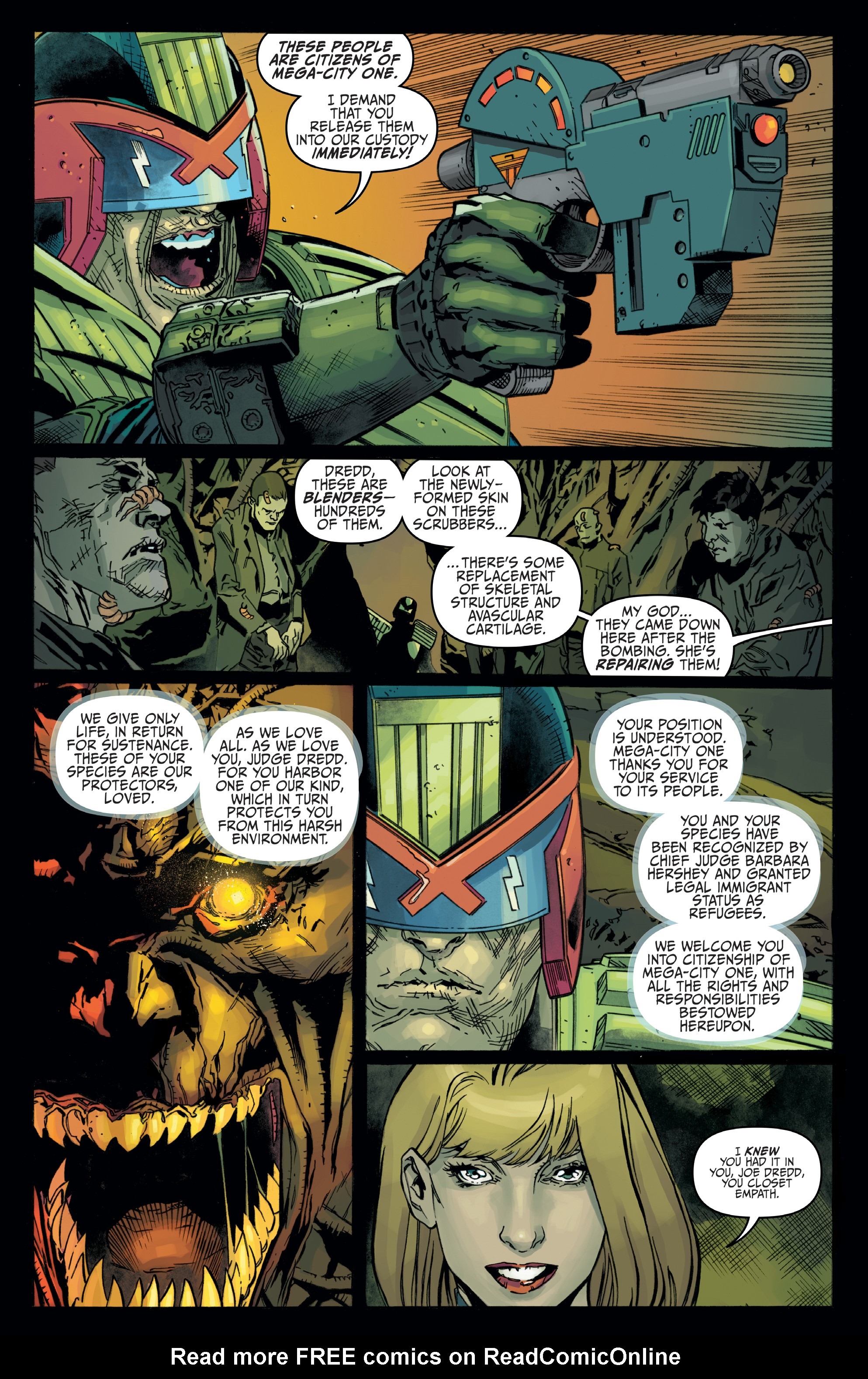 Read online Judge Dredd: Toxic comic -  Issue #4 - 6