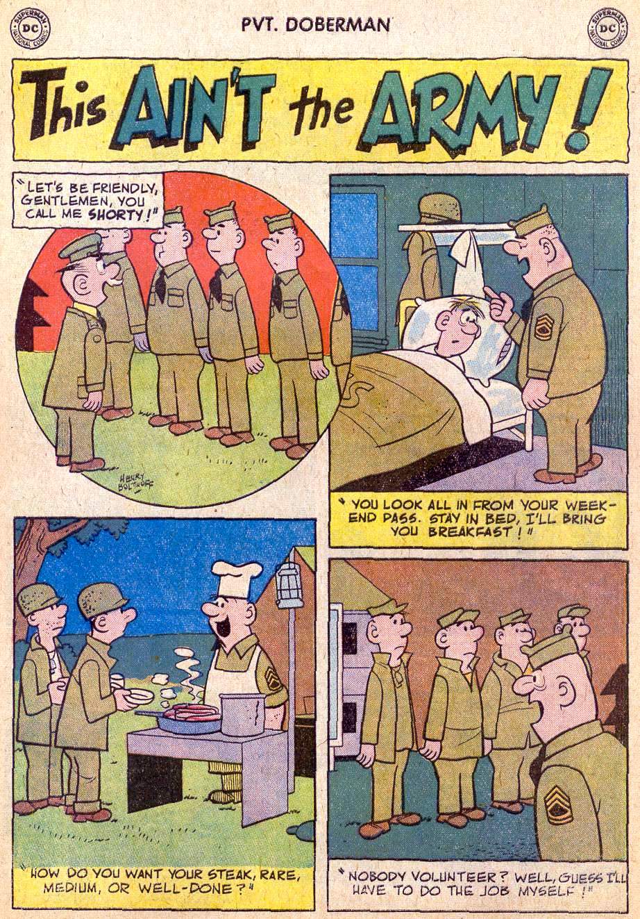 Read online Sgt. Bilko's Pvt. Doberman comic -  Issue #11 - 21