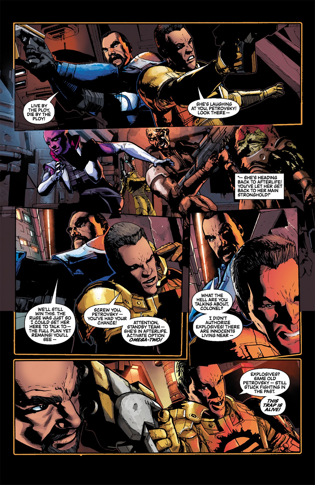 Read online Mass Effect: Invasion comic -  Issue #4 - 16