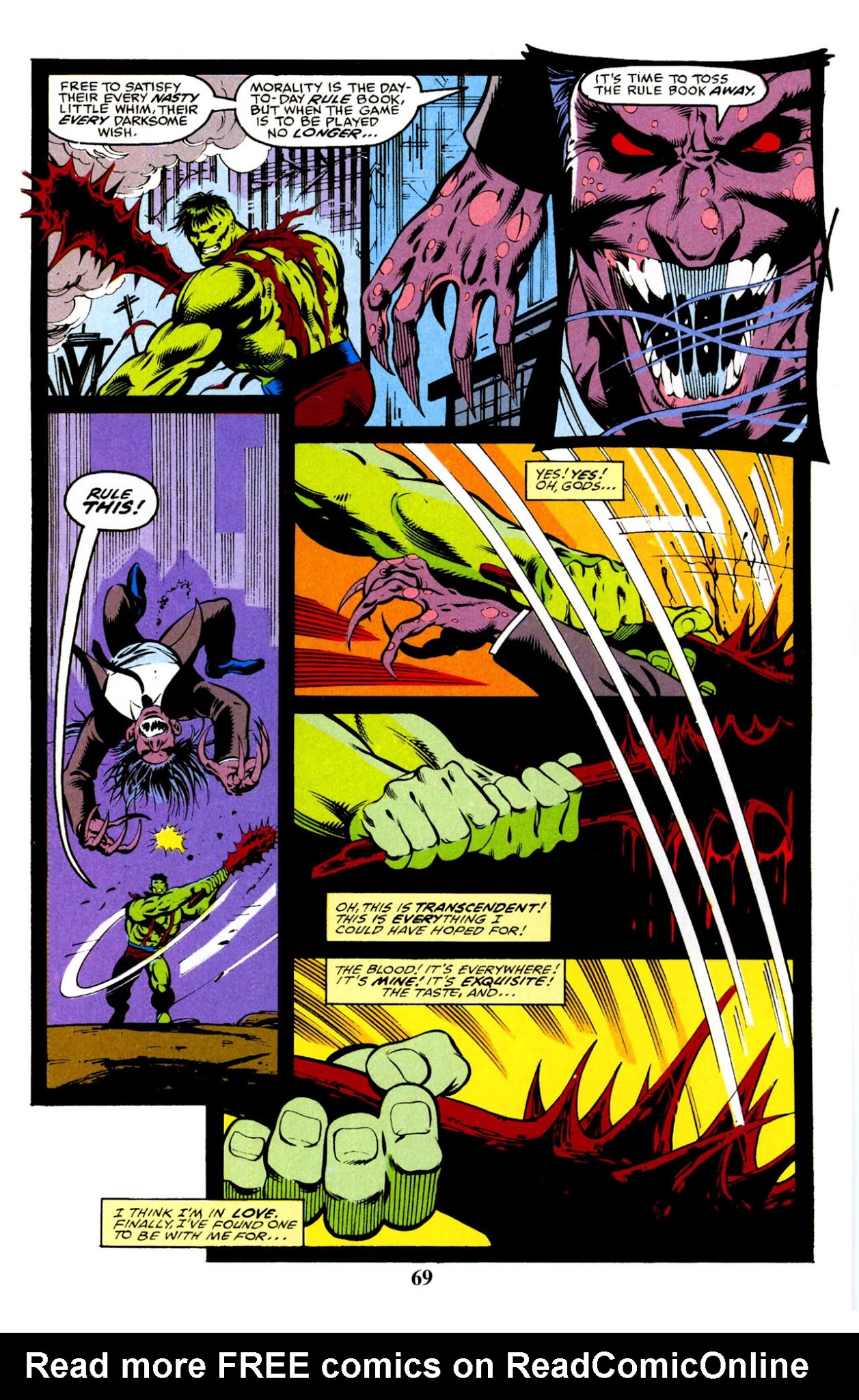 Read online Hulk Visionaries: Peter David comic -  Issue # TPB 7 - 69
