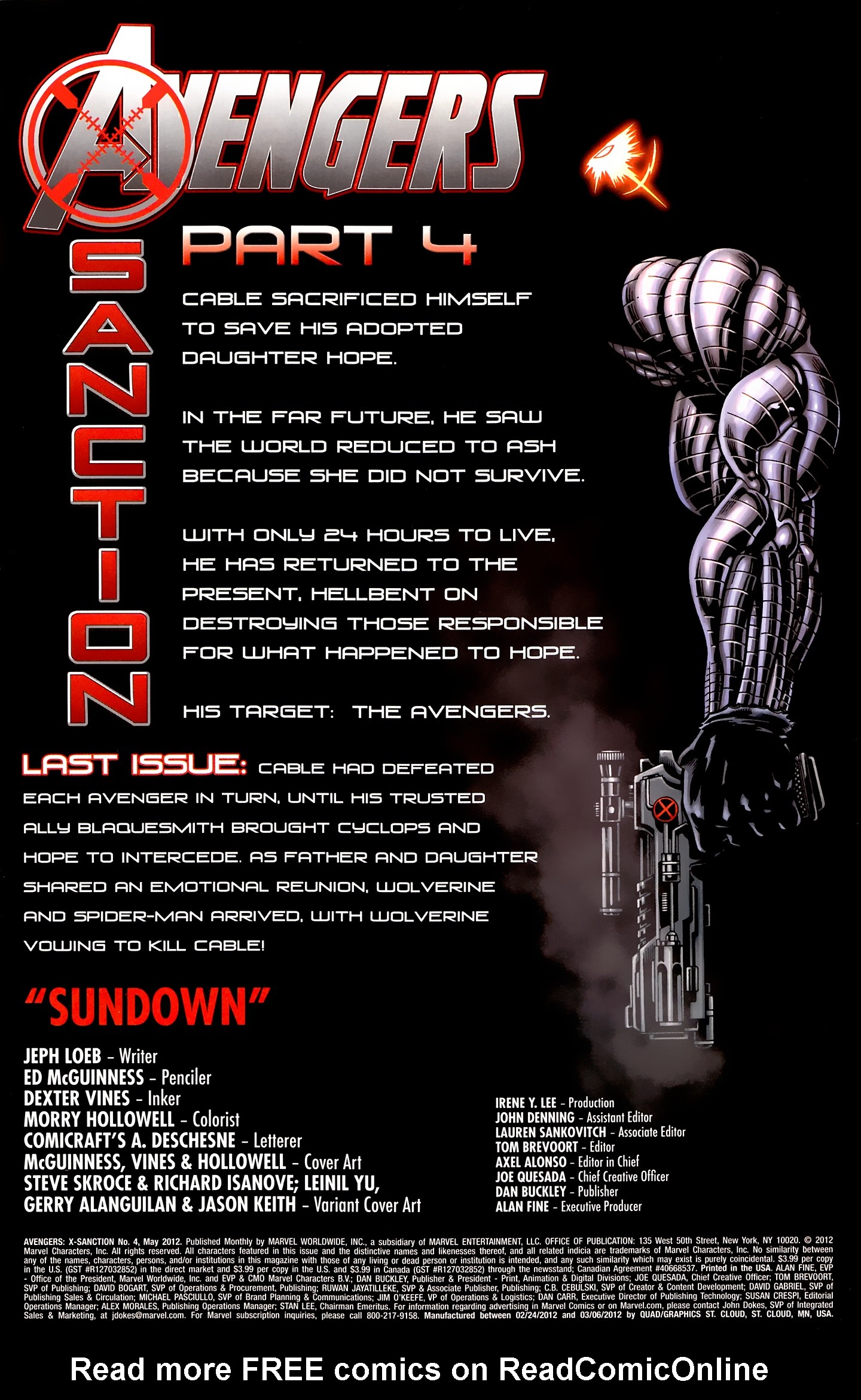 Read online Avengers: X-Sanction comic -  Issue #4 - 5