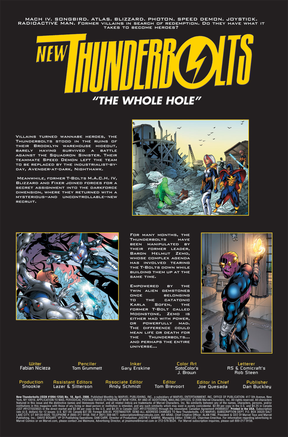 Read online New Thunderbolts comic -  Issue #18 - 2