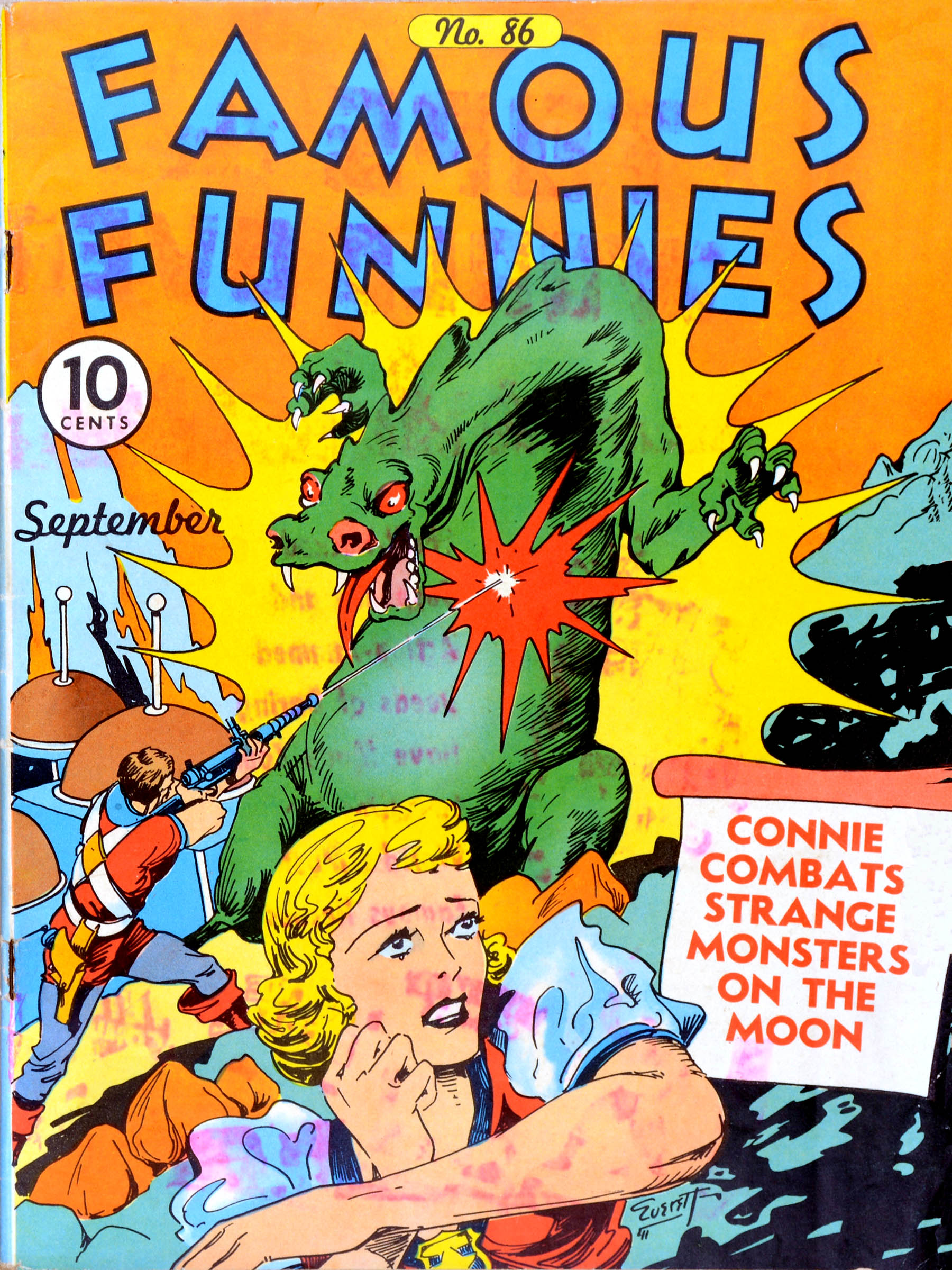 Read online Famous Funnies comic -  Issue #86 - 1