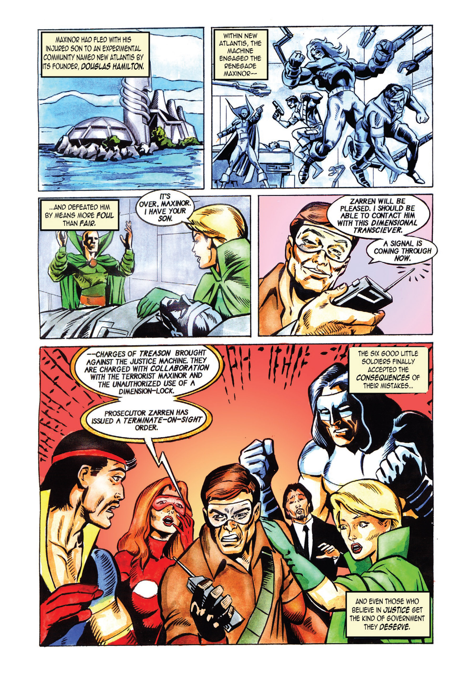 Read online The Justice Machine: Object of Power comic -  Issue # TPB - 8