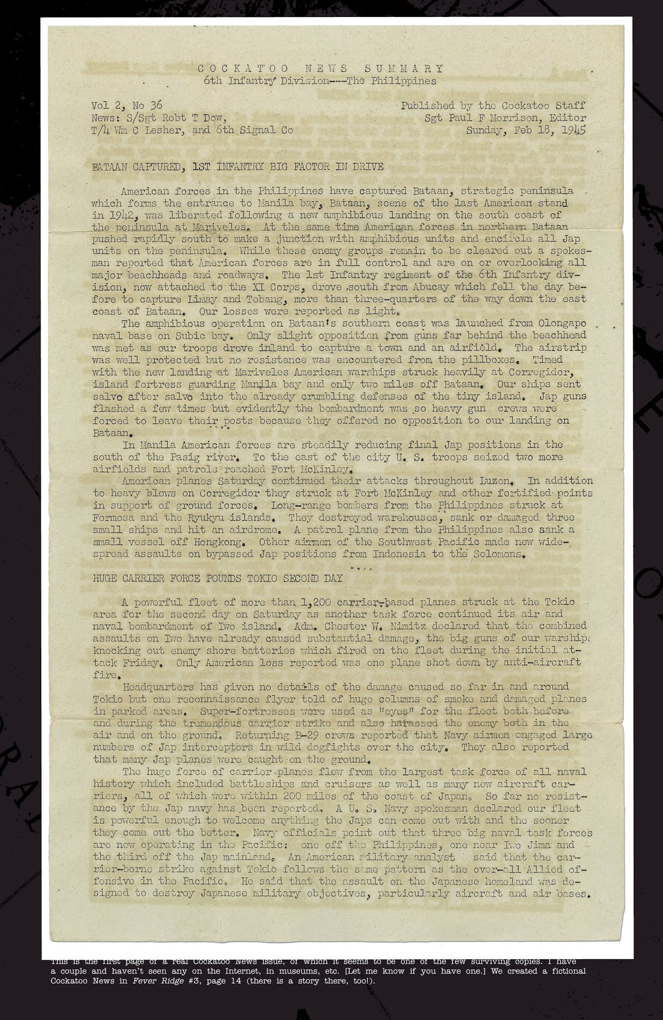 Read online Fever Ridge: A Tale of MacArthur's Jungle War comic -  Issue # _TPB - 106