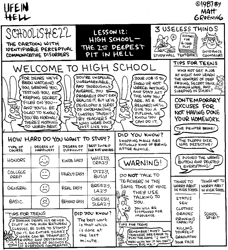 Read online Life In Hell comic -  Issue # TPB School Is Hell - 16