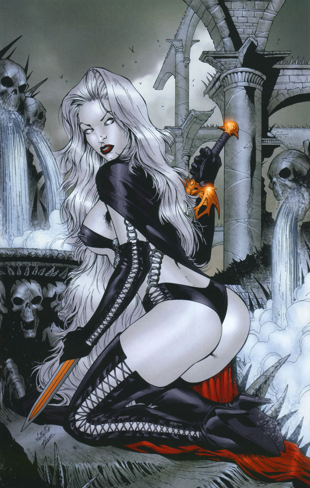 Read online Brian Pulido's Lady Death: 2006 Fetishes Special comic -  Issue # Full - 15