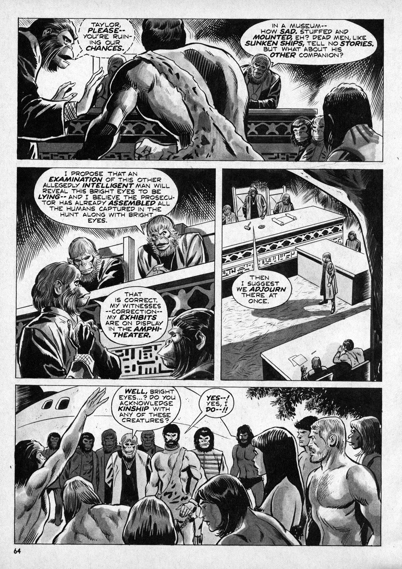 Read online Planet of the Apes comic -  Issue #4 - 58