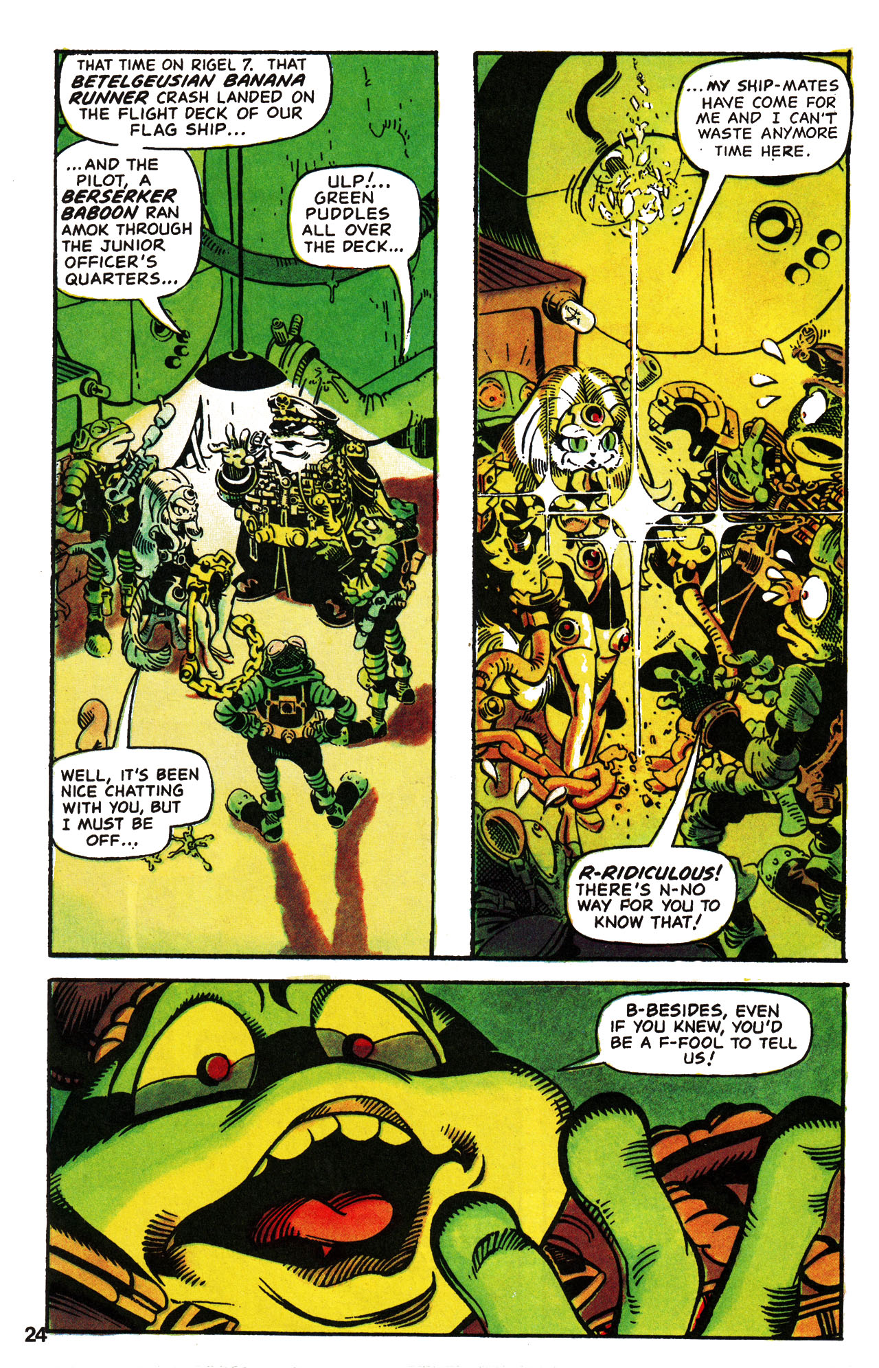 Read online Bucky O'Hare (1991) comic -  Issue #3 - 24