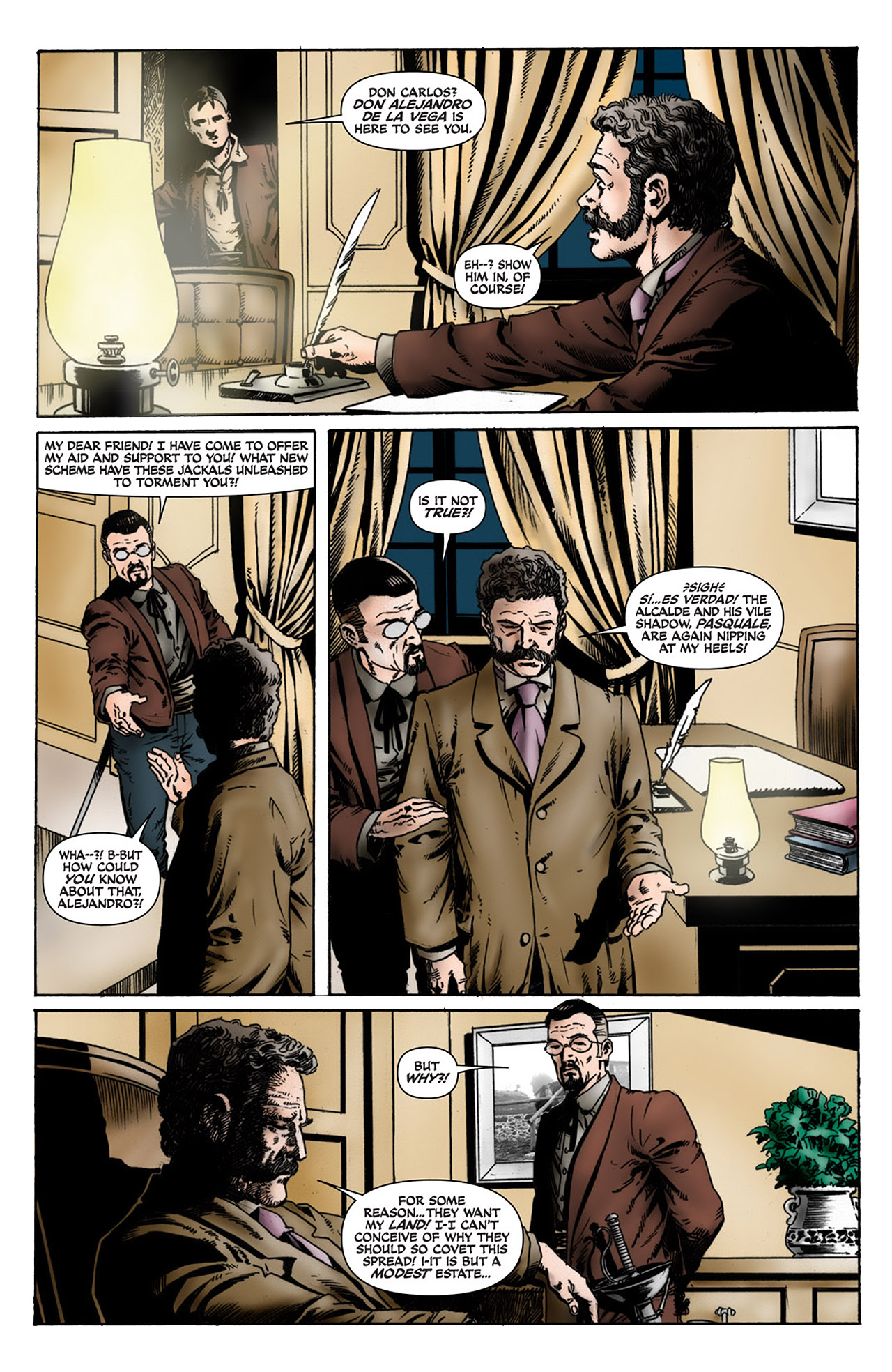 Read online Zorro Rides Again comic -  Issue #4 - 14