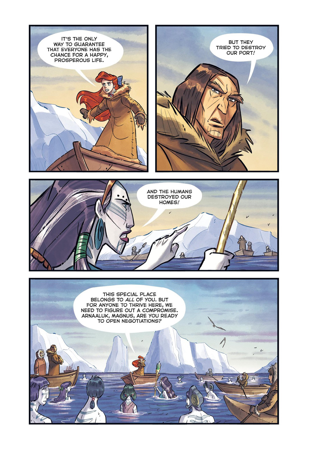 Read online Ariel and the Curse of the Sea Witches comic -  Issue # TPB - 93