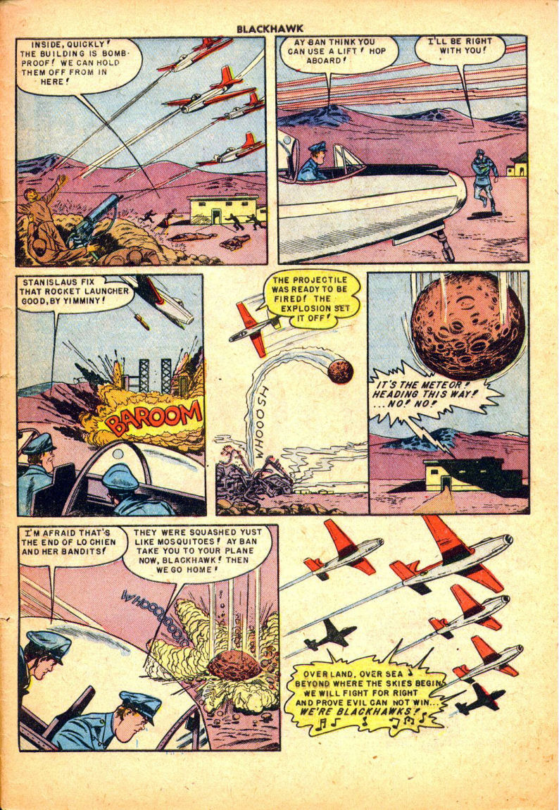 Read online Blackhawk (1957) comic -  Issue #30 - 33