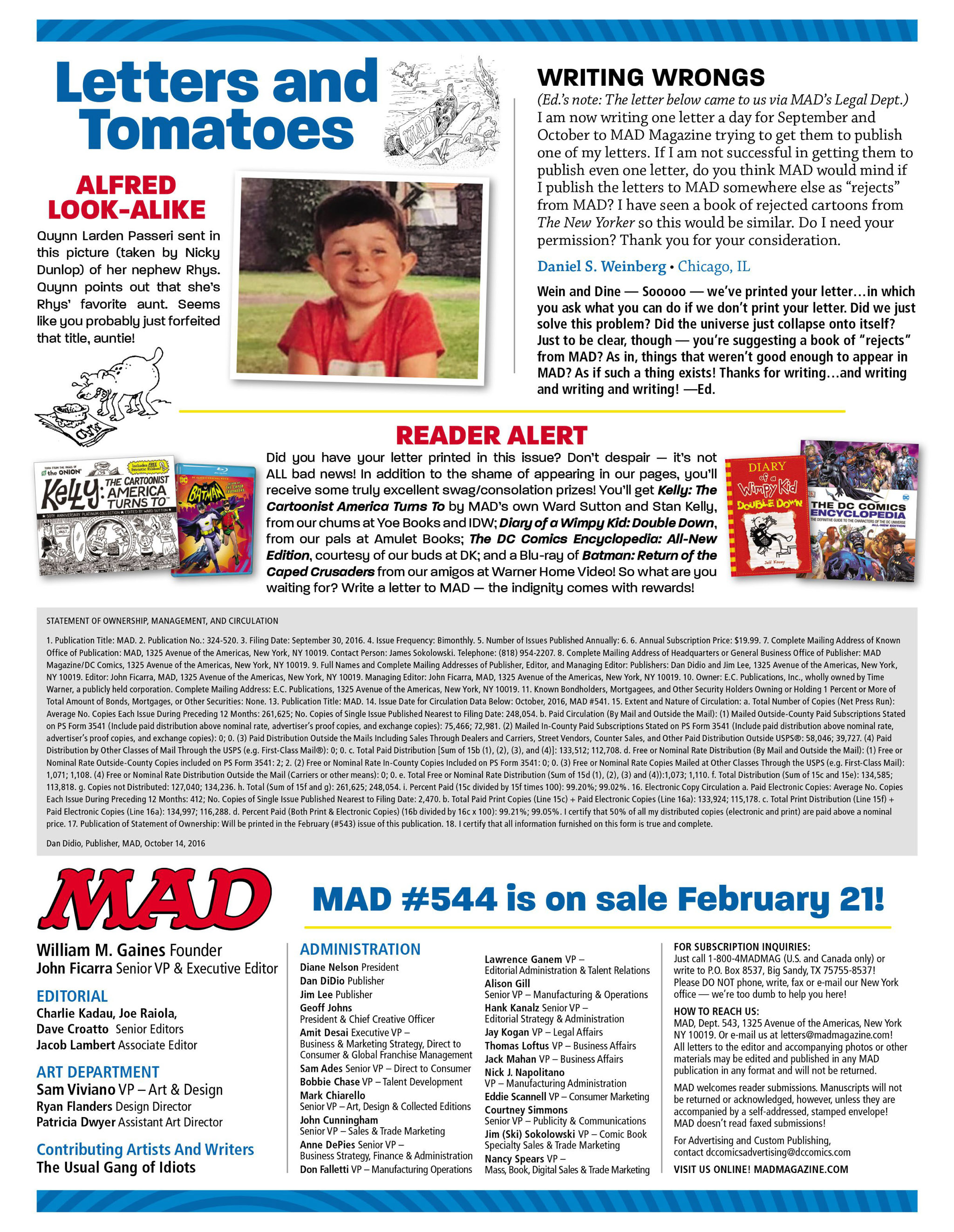 Read online MAD comic -  Issue #543 - 6
