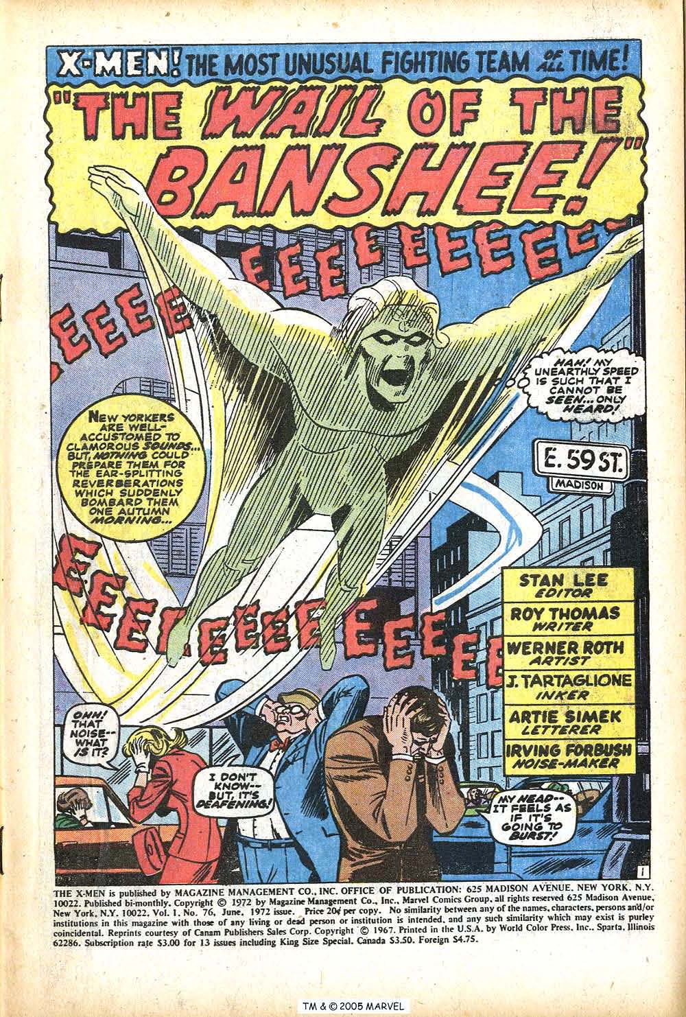 Read online Uncanny X-Men (1963) comic -  Issue #76 - 3