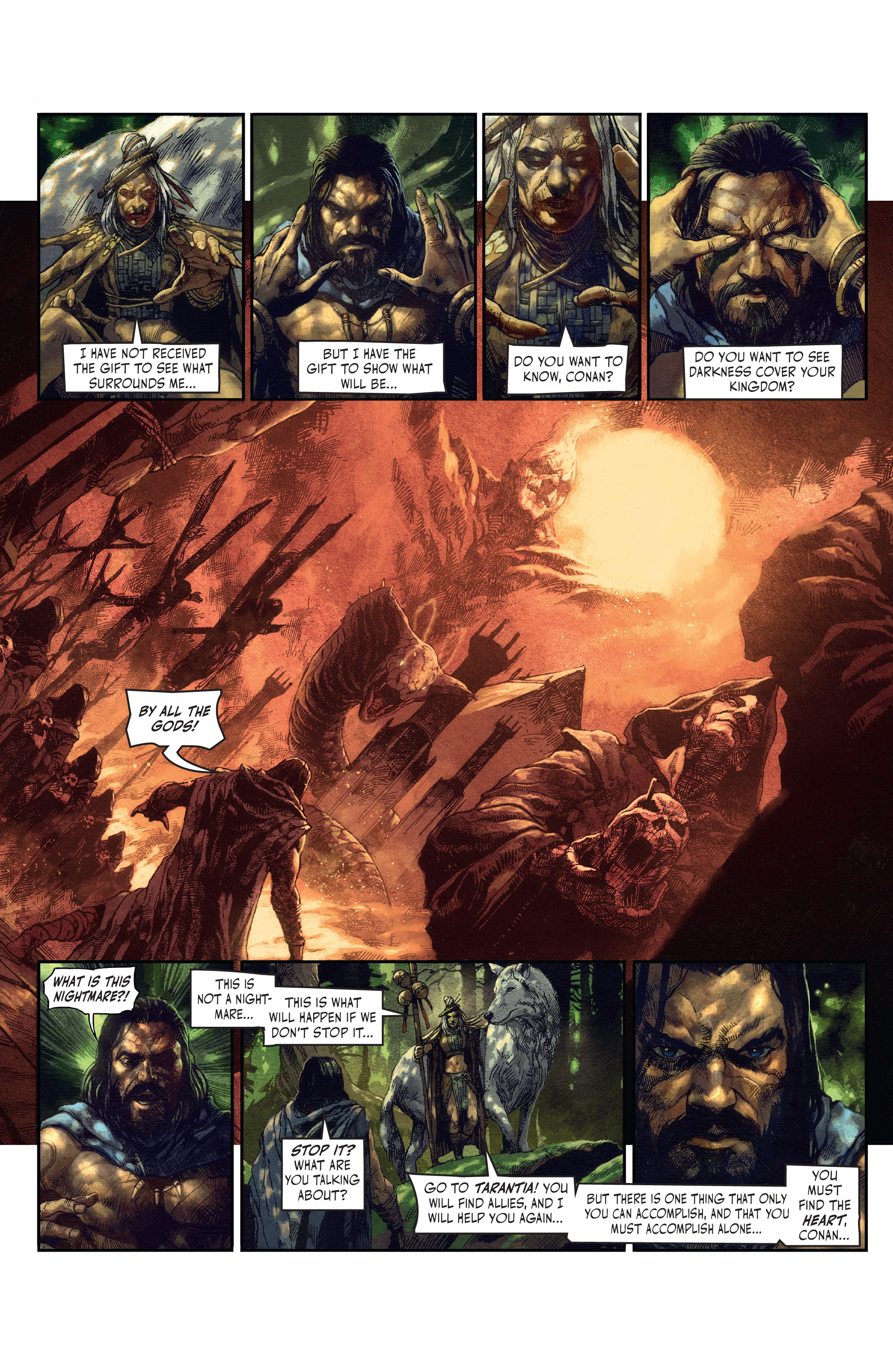 Read online The Cimmerian: Hour of the Dragon comic -  Issue #2 - 14