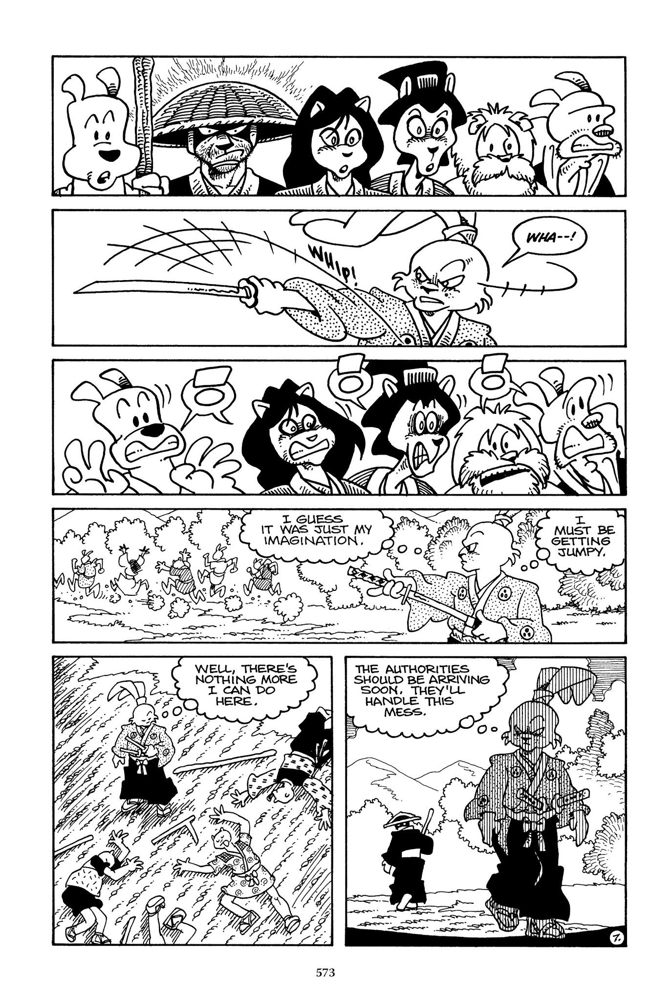 Read online The Usagi Yojimbo Saga comic -  Issue # TPB 1 - 560