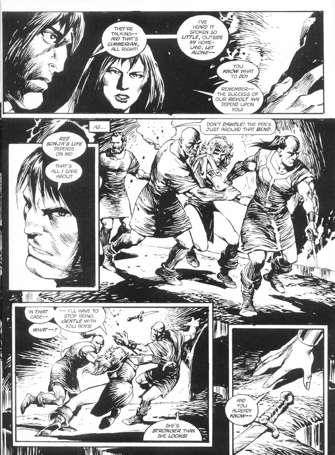 Read online The Savage Sword Of Conan comic -  Issue #229 - 23