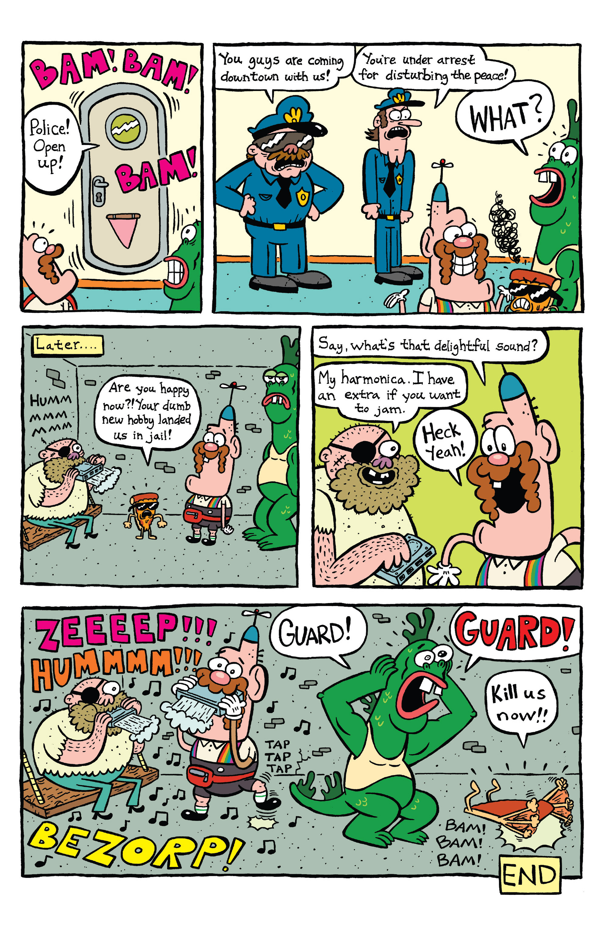 Read online Uncle Grandpa: Pizza Steve Special comic -  Issue # Full - 24
