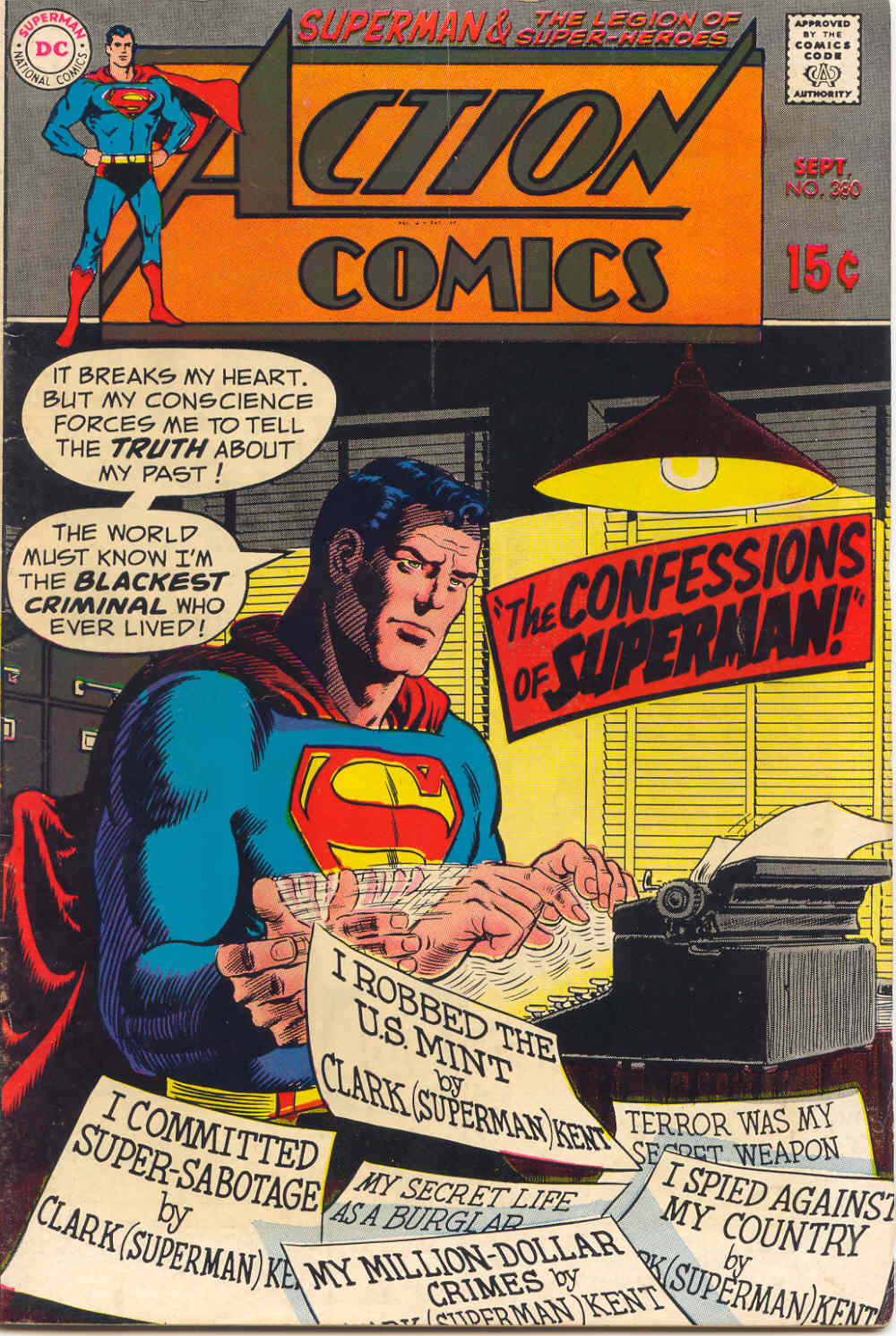 Read online Action Comics (1938) comic -  Issue #380 - 1