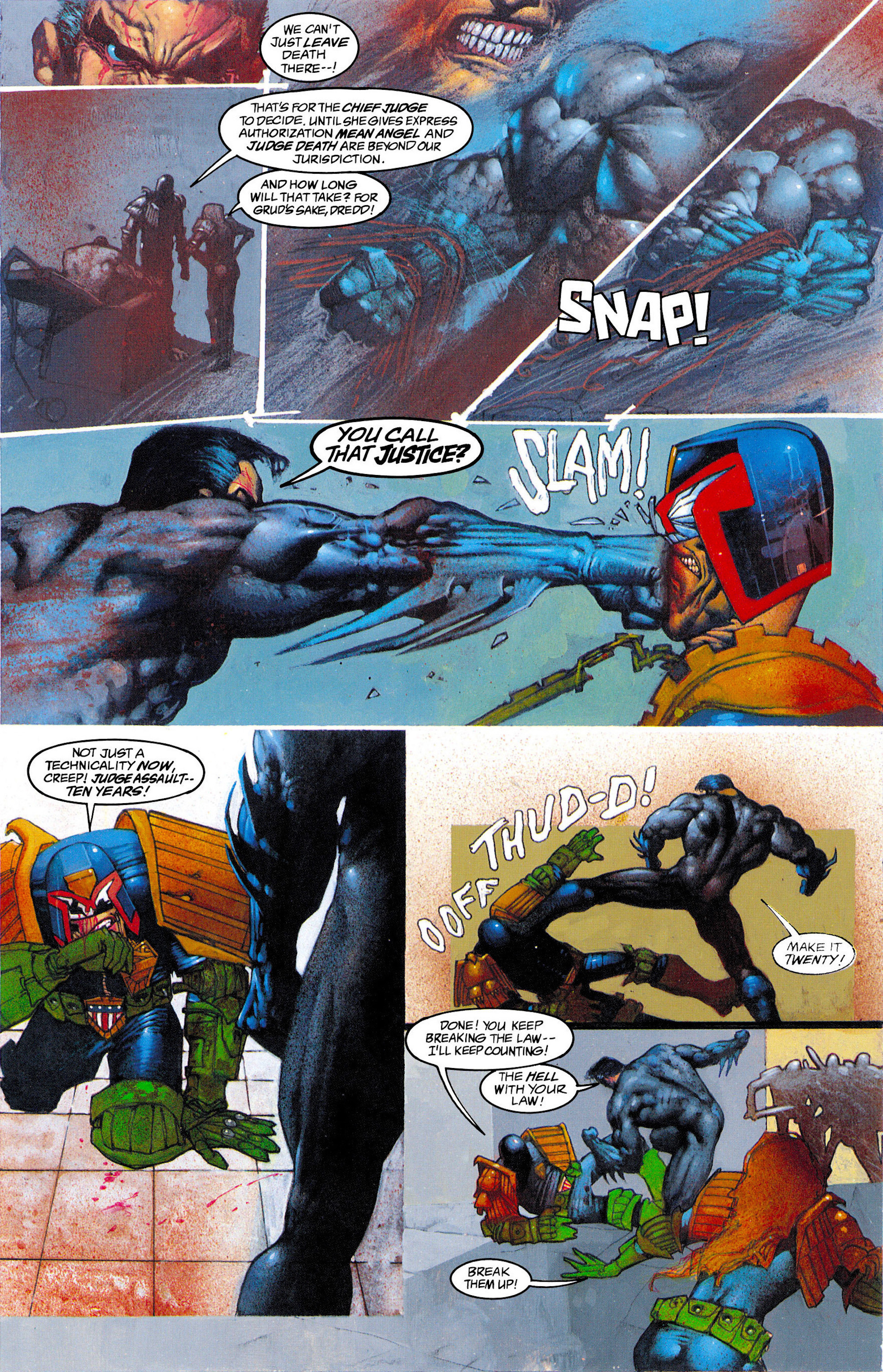 Read online Batman/Judge Dredd: Judgment on Gotham comic -  Issue # Full - 23