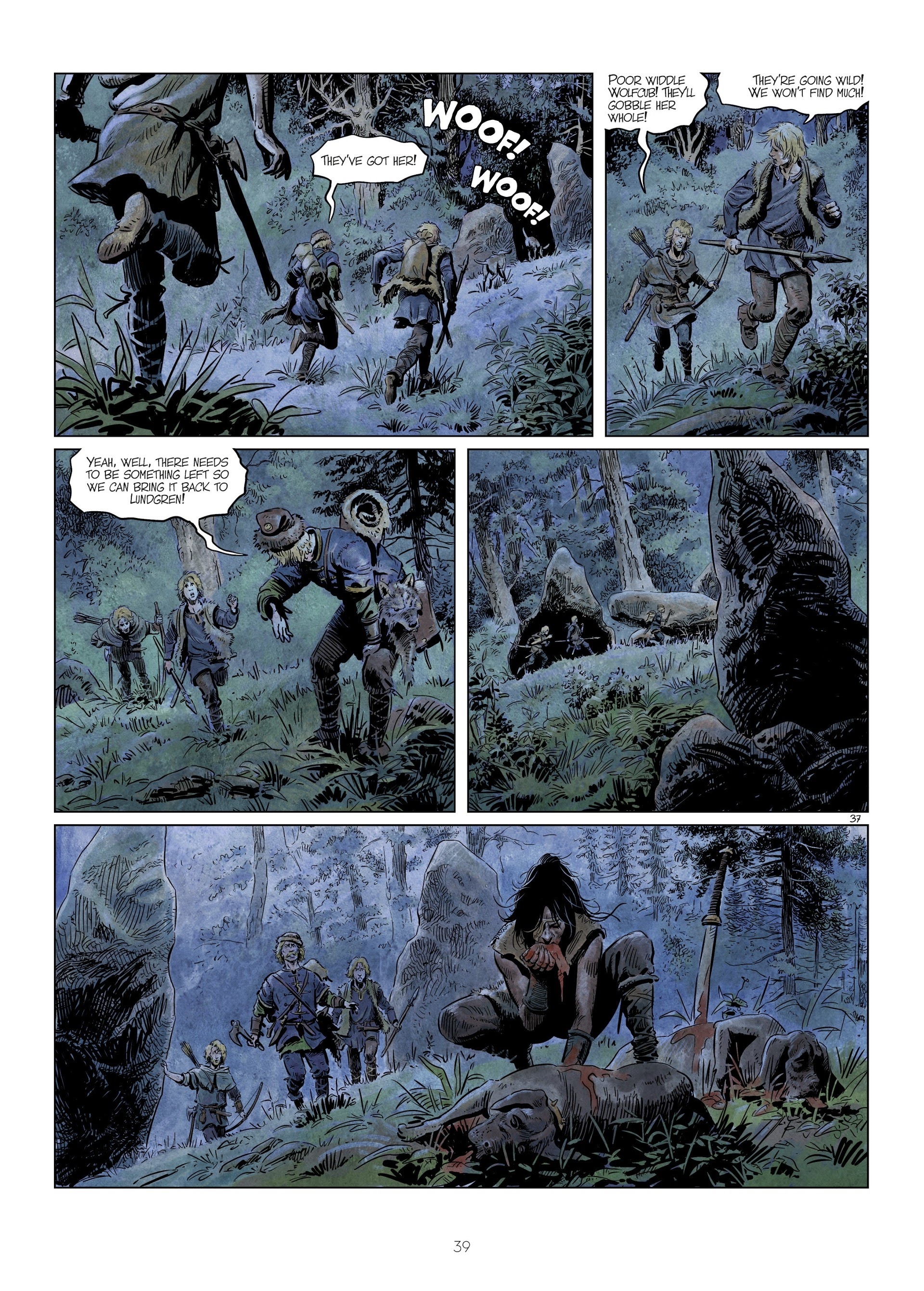 Read online The World of Thorgal: Wolfcub comic -  Issue #4 - 41