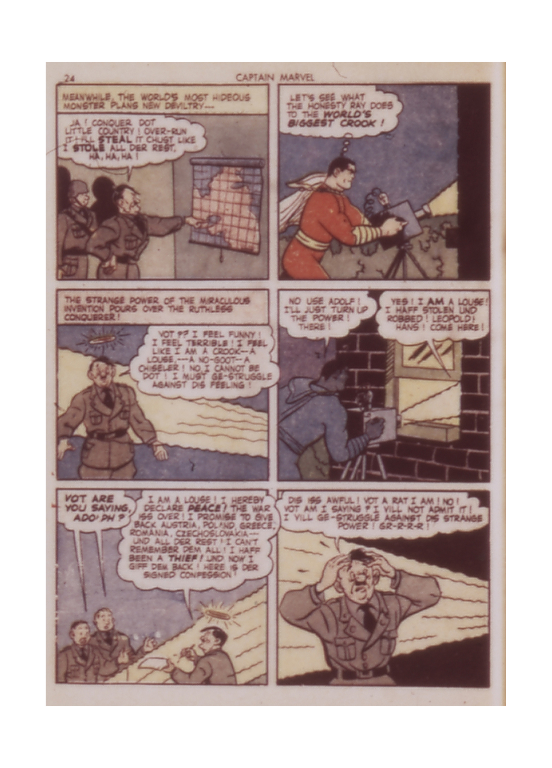 Read online Captain Marvel Adventures comic -  Issue #21 - 24