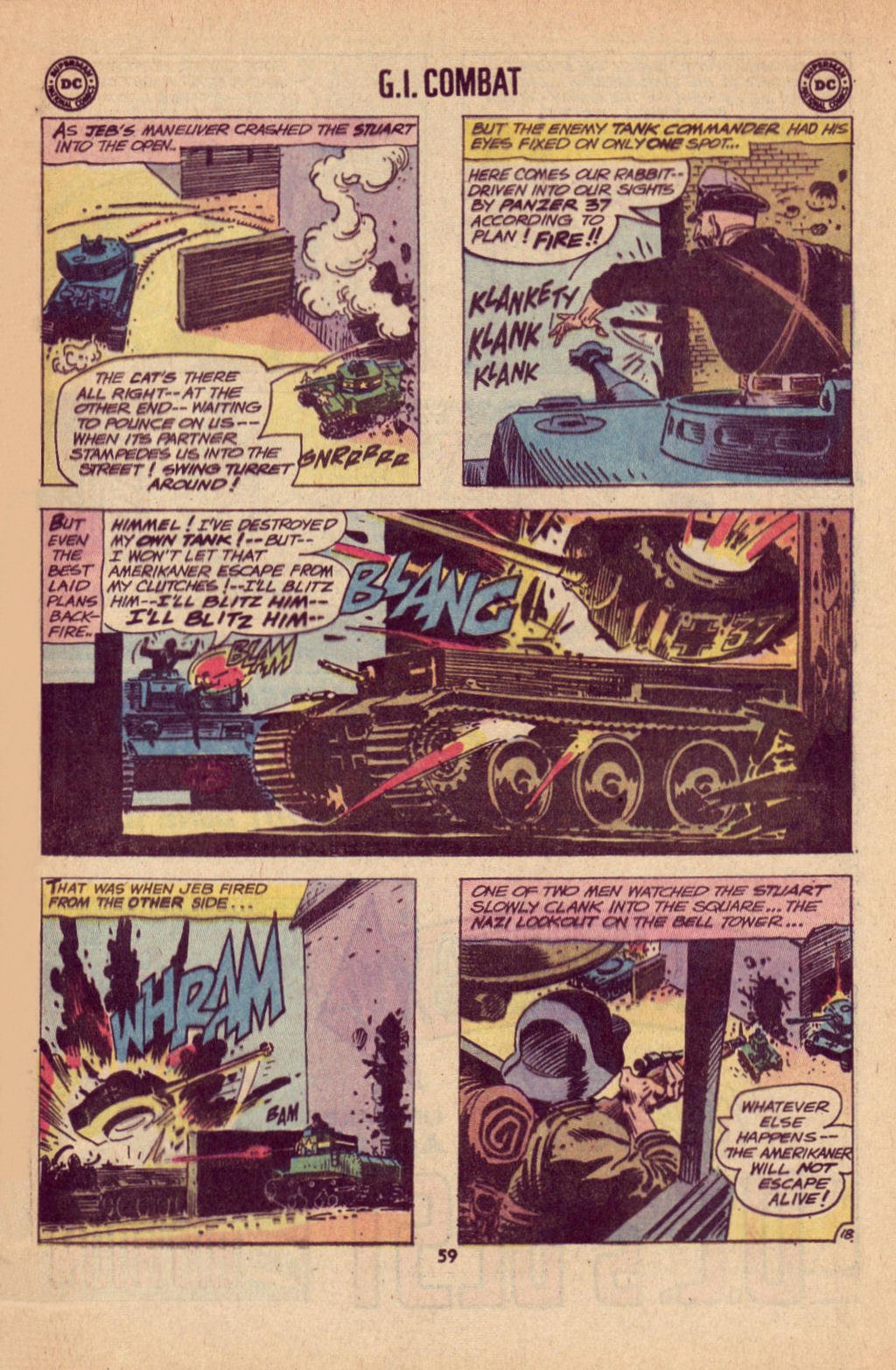 Read online G.I. Combat (1952) comic -  Issue #148 - 61