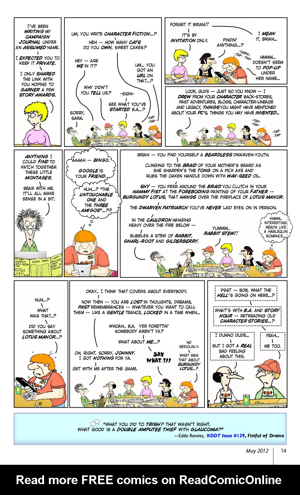 Read online Knights of the Dinner Table comic -  Issue #187 - 16