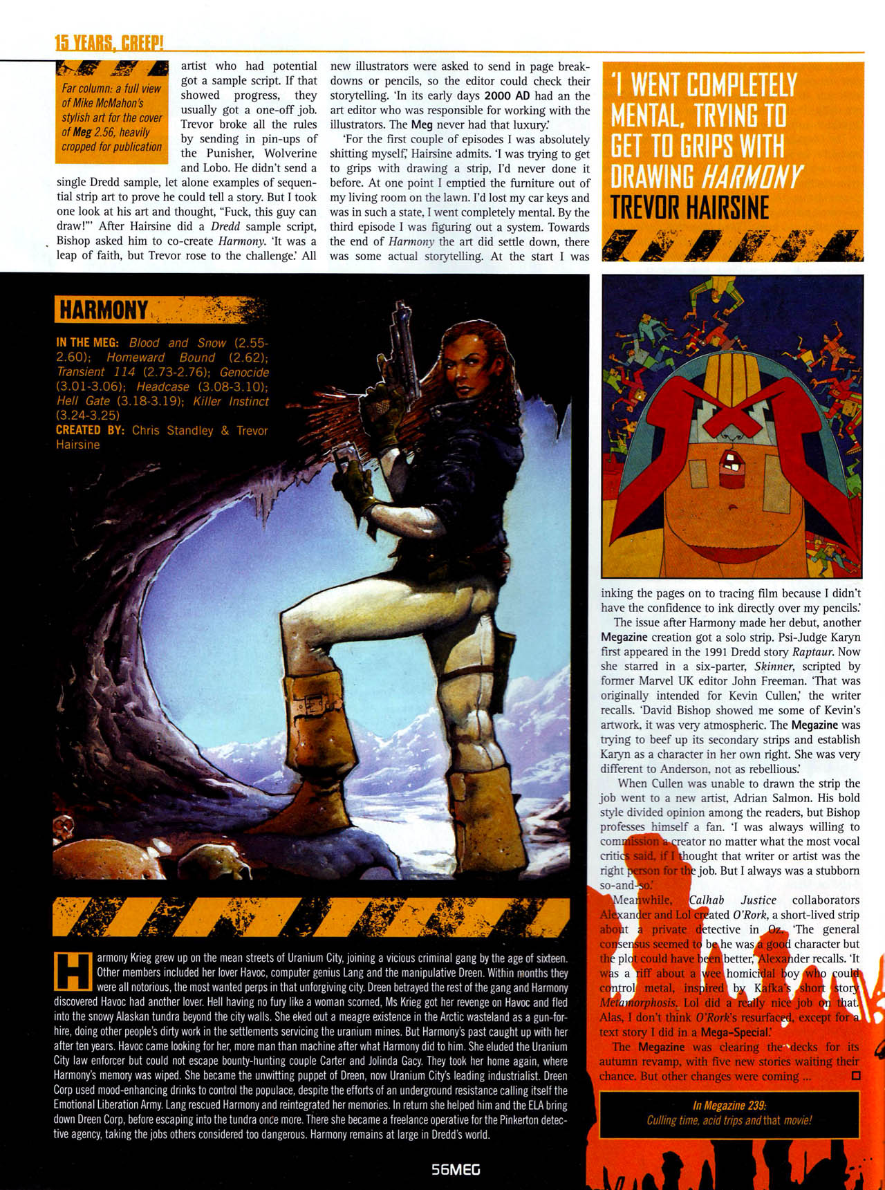 Read online Judge Dredd Megazine (Vol. 5) comic -  Issue #238 - 56