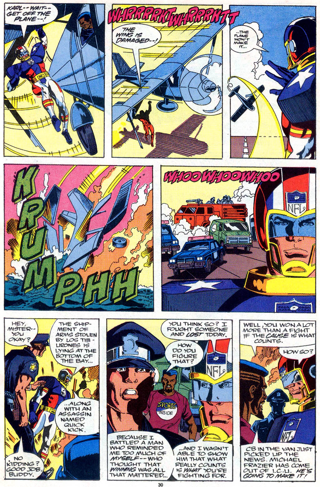 Read online NFL SuperPro comic -  Issue #2 - 23