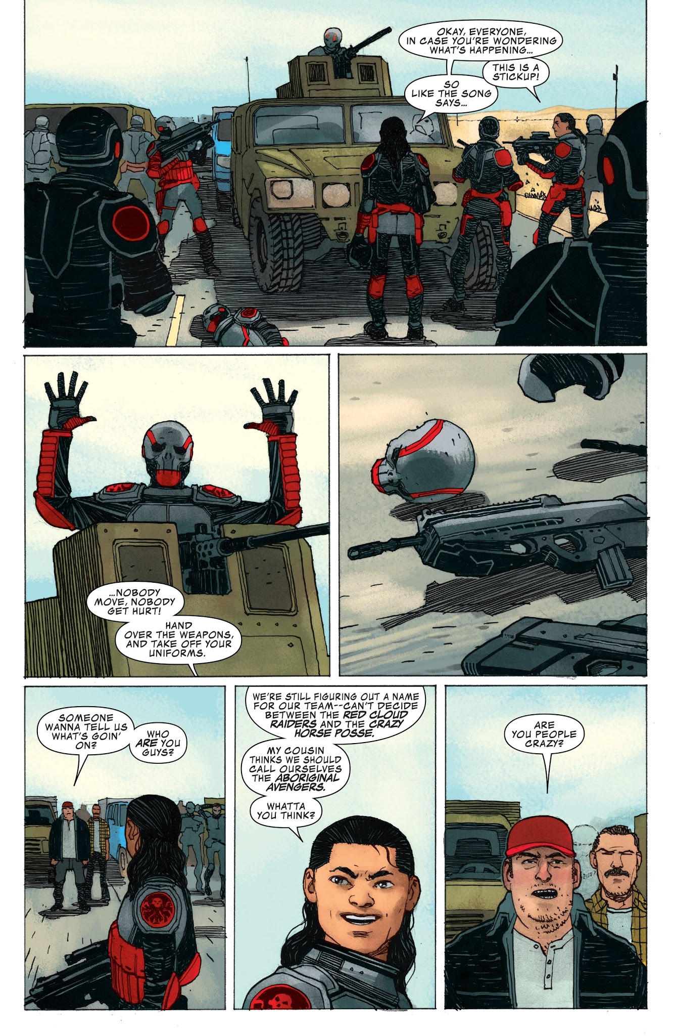 Read online Occupy Avengers comic -  Issue #9 - 9