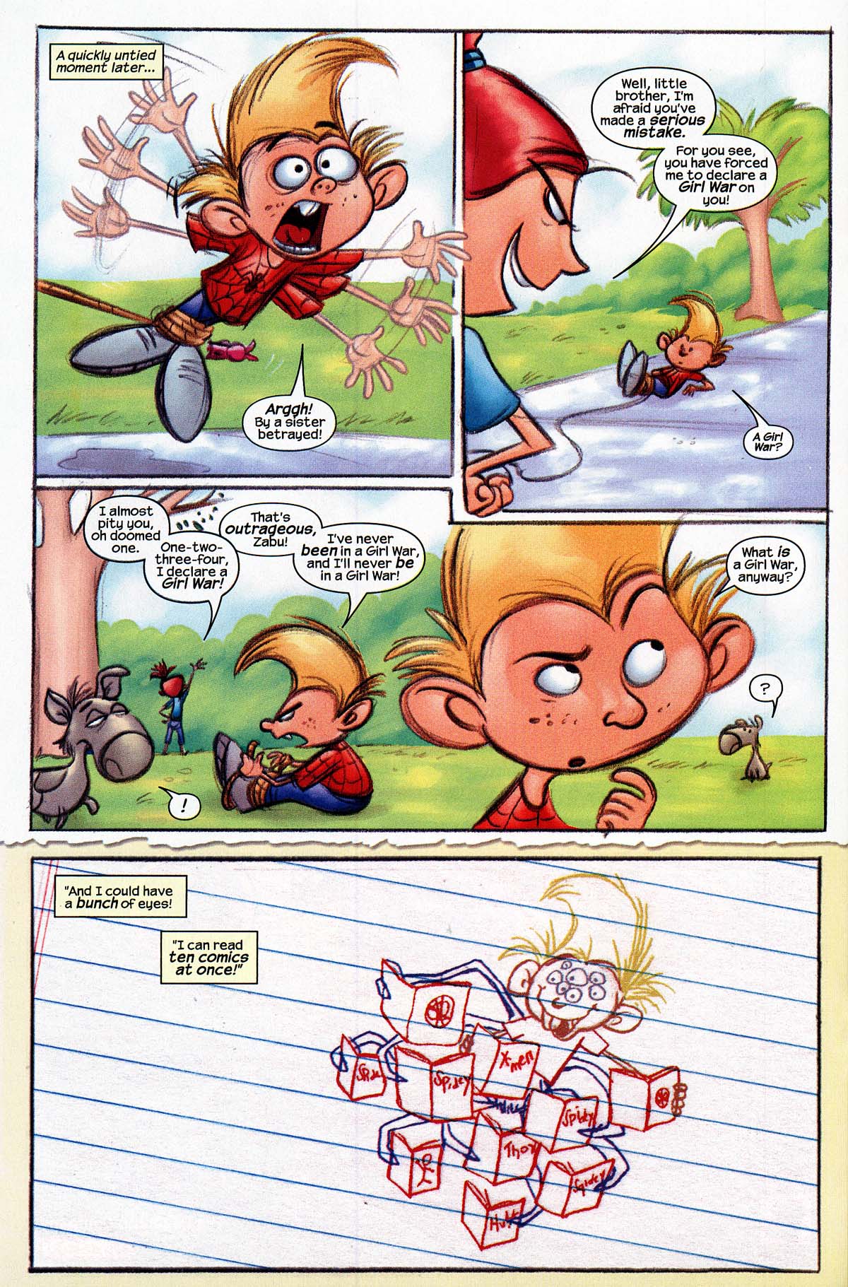 Read online Marvelous Adventures of Gus Beezer comic -  Issue # Spider-Man - 7