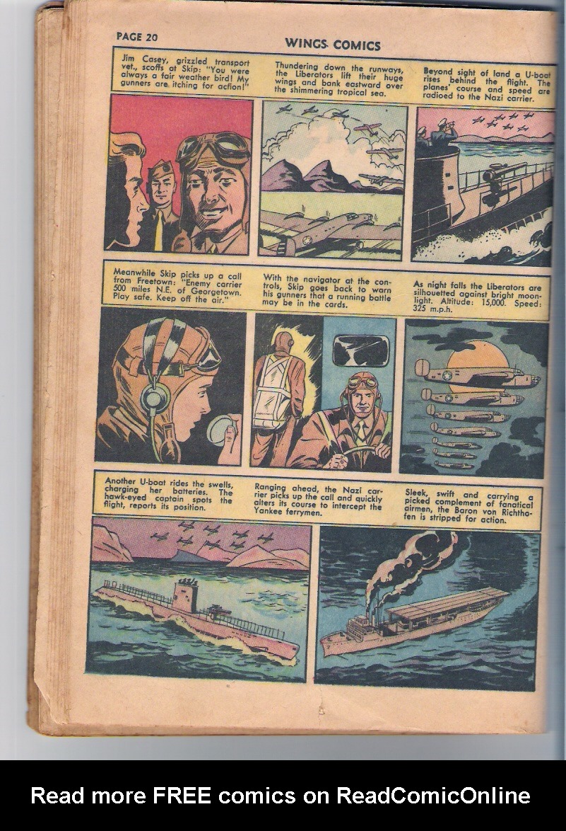 Read online Wings Comics comic -  Issue #27 - 22