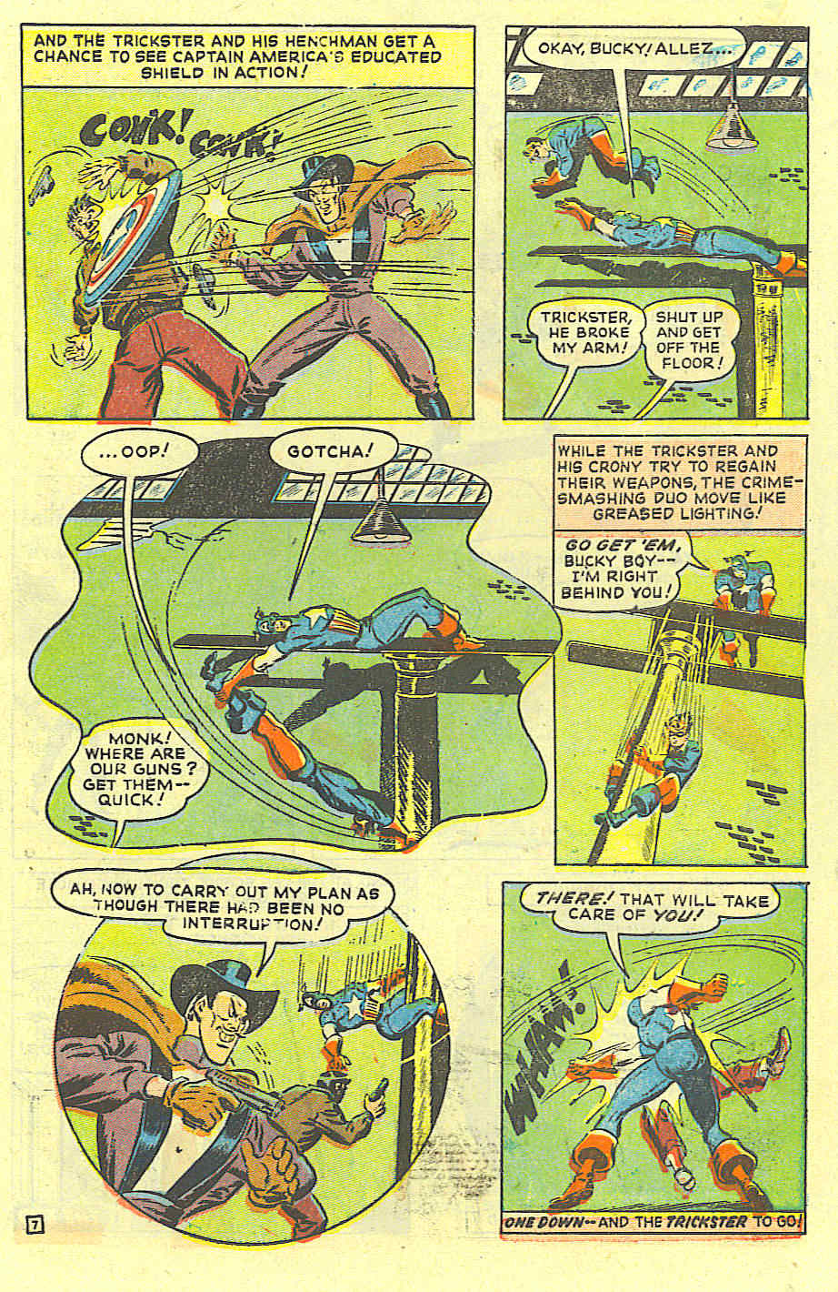 Read online Captain America Comics comic -  Issue #71 - 8