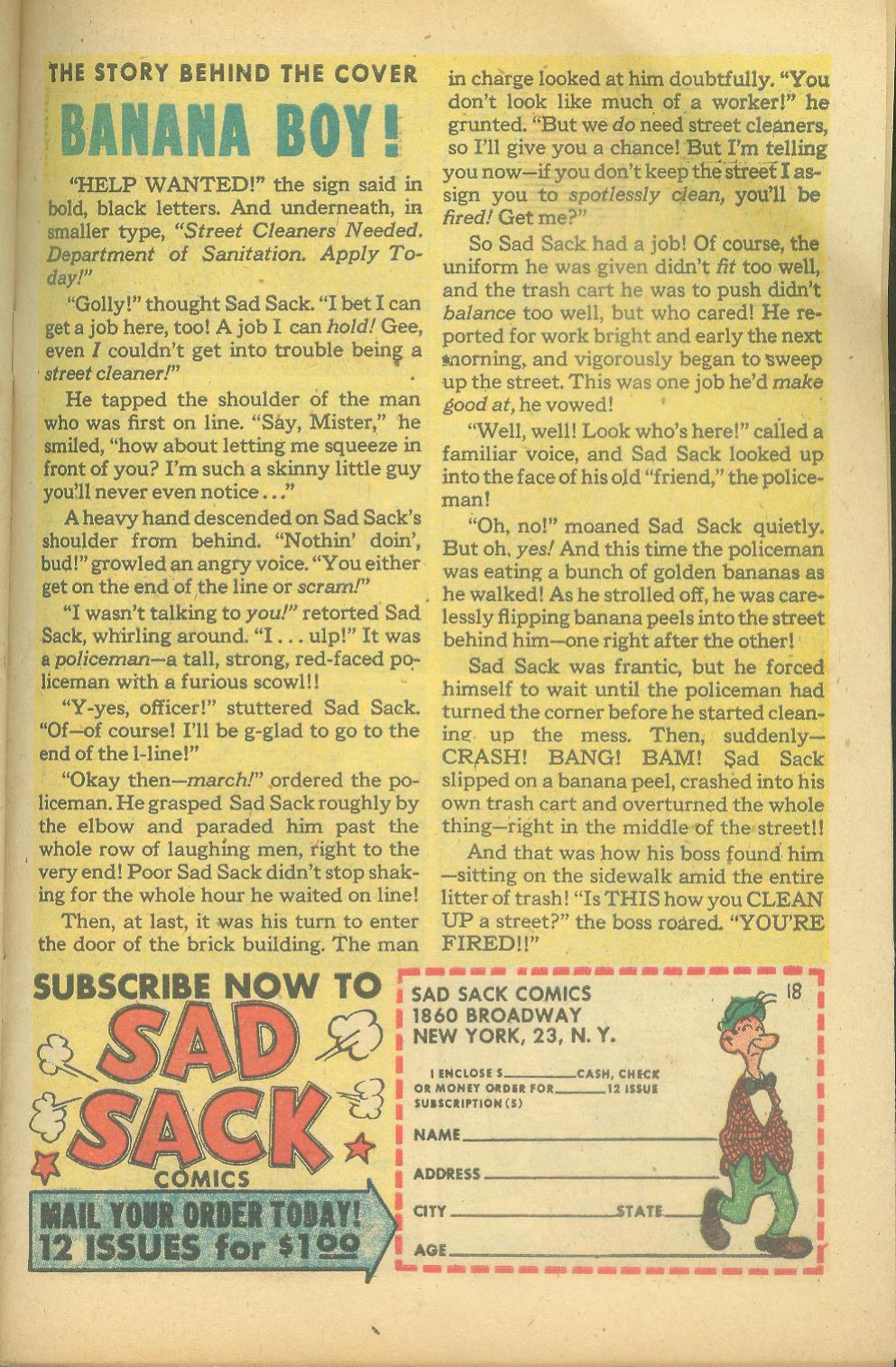 Read online Sad Sack comic -  Issue #18 - 31