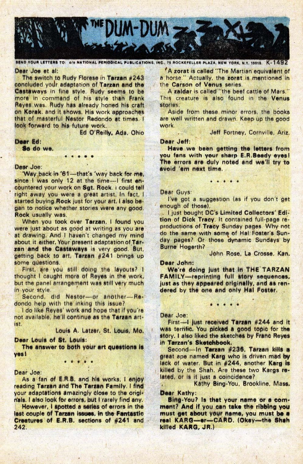 Read online Tarzan (1972) comic -  Issue #247 - 11