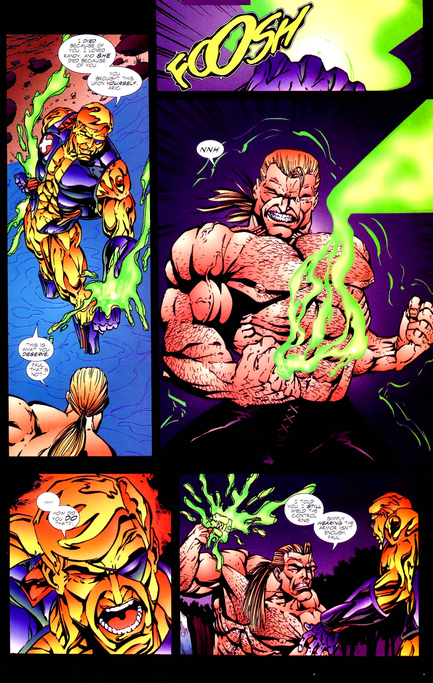 Read online X-O Manowar (1992) comic -  Issue #50 - X - 16
