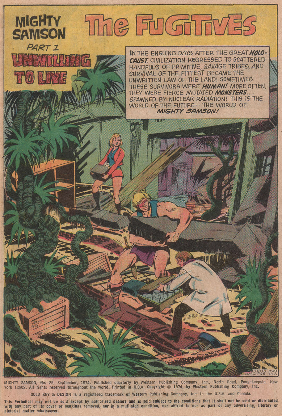 Read online Mighty Samson (1964) comic -  Issue #25 - 3