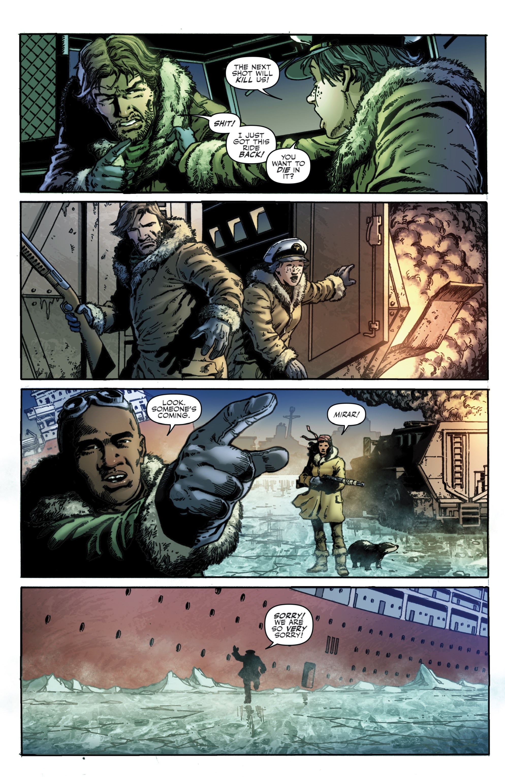 Read online Winterworld: Frozen Fleet comic -  Issue #2 - 5