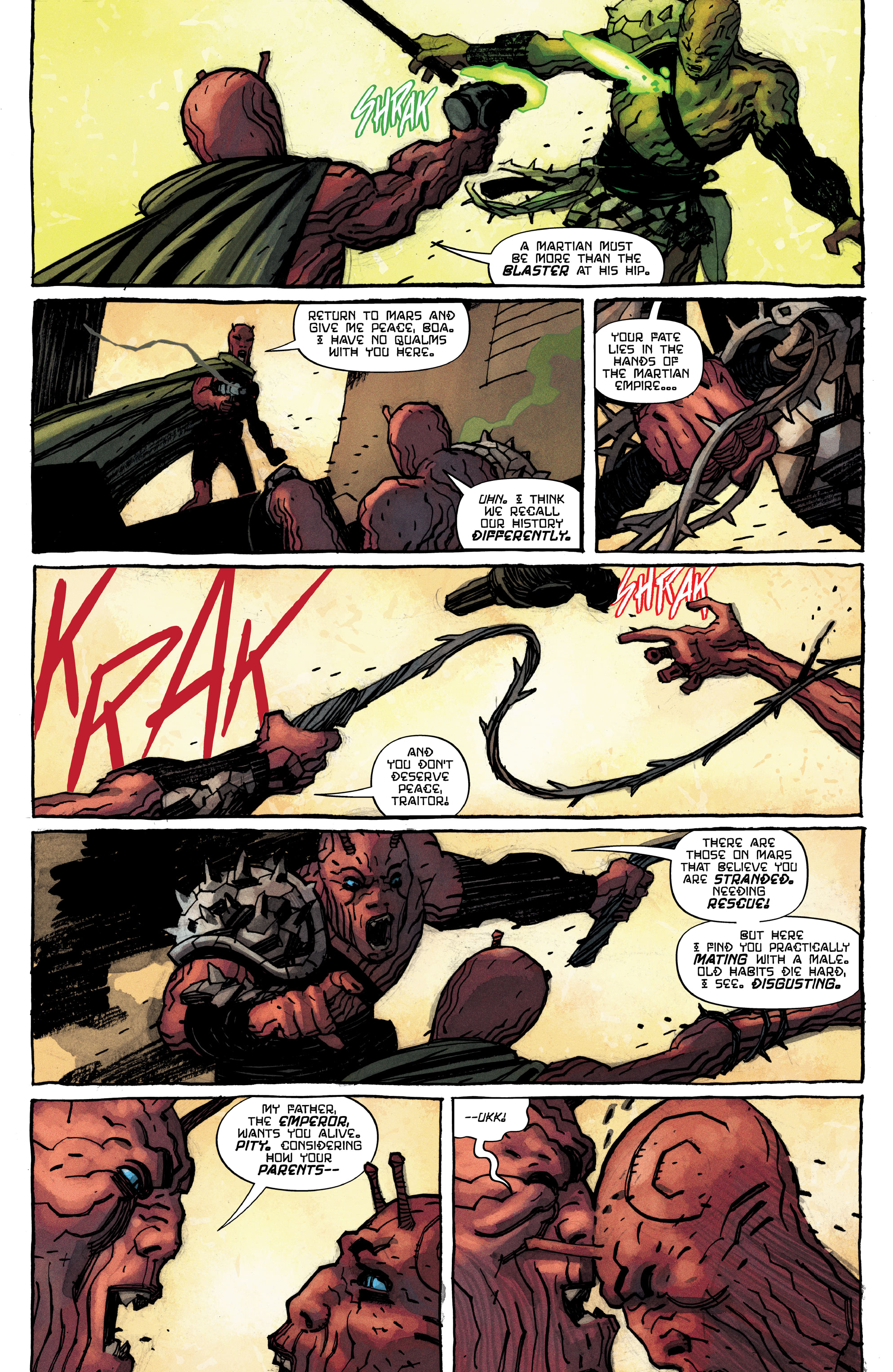 Read online Barbalien: Red Planet comic -  Issue #3 - 8