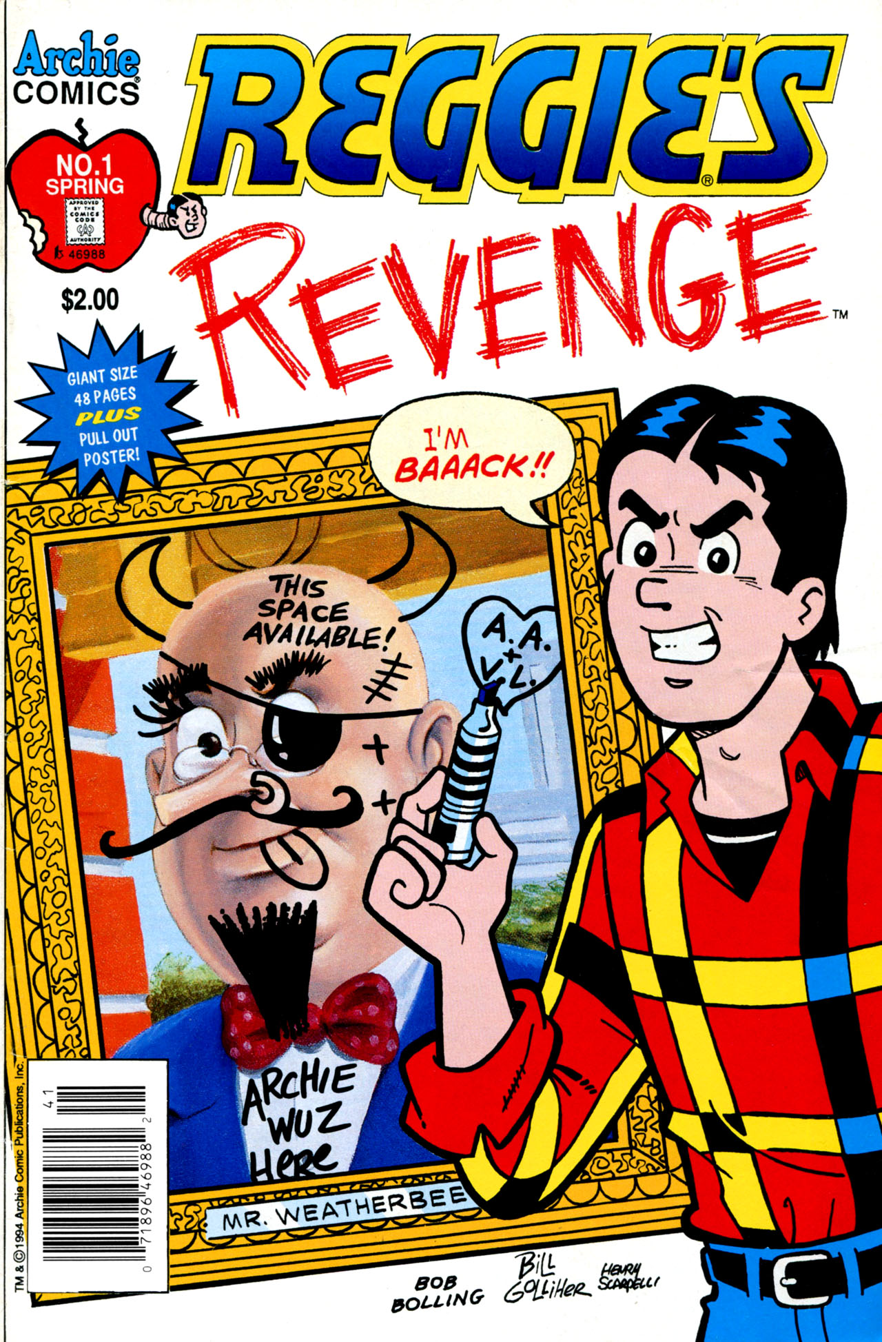 Read online Reggie's Revenge comic -  Issue #1 - 1