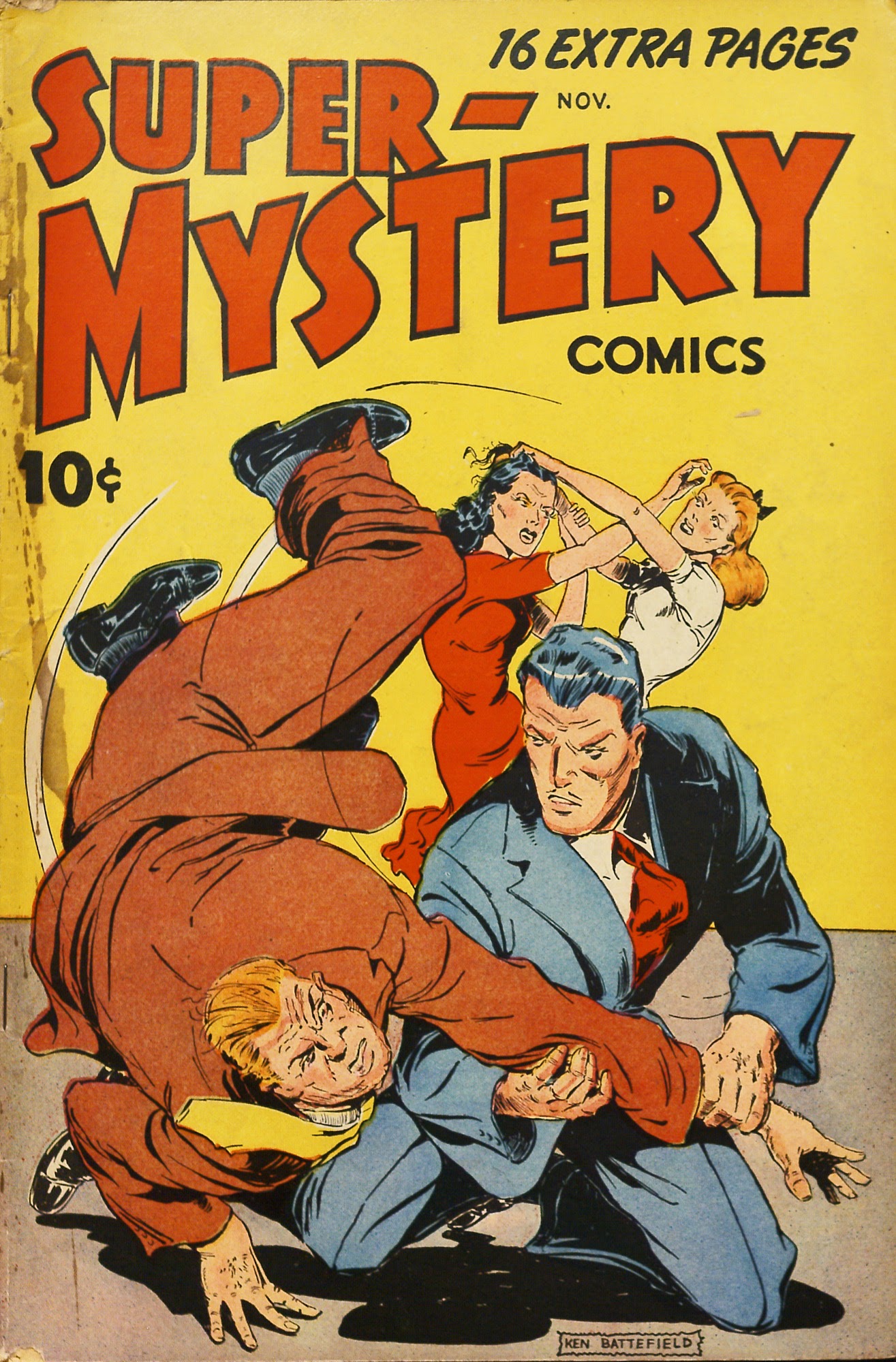 Read online Super-Mystery Comics comic -  Issue #38 - 1