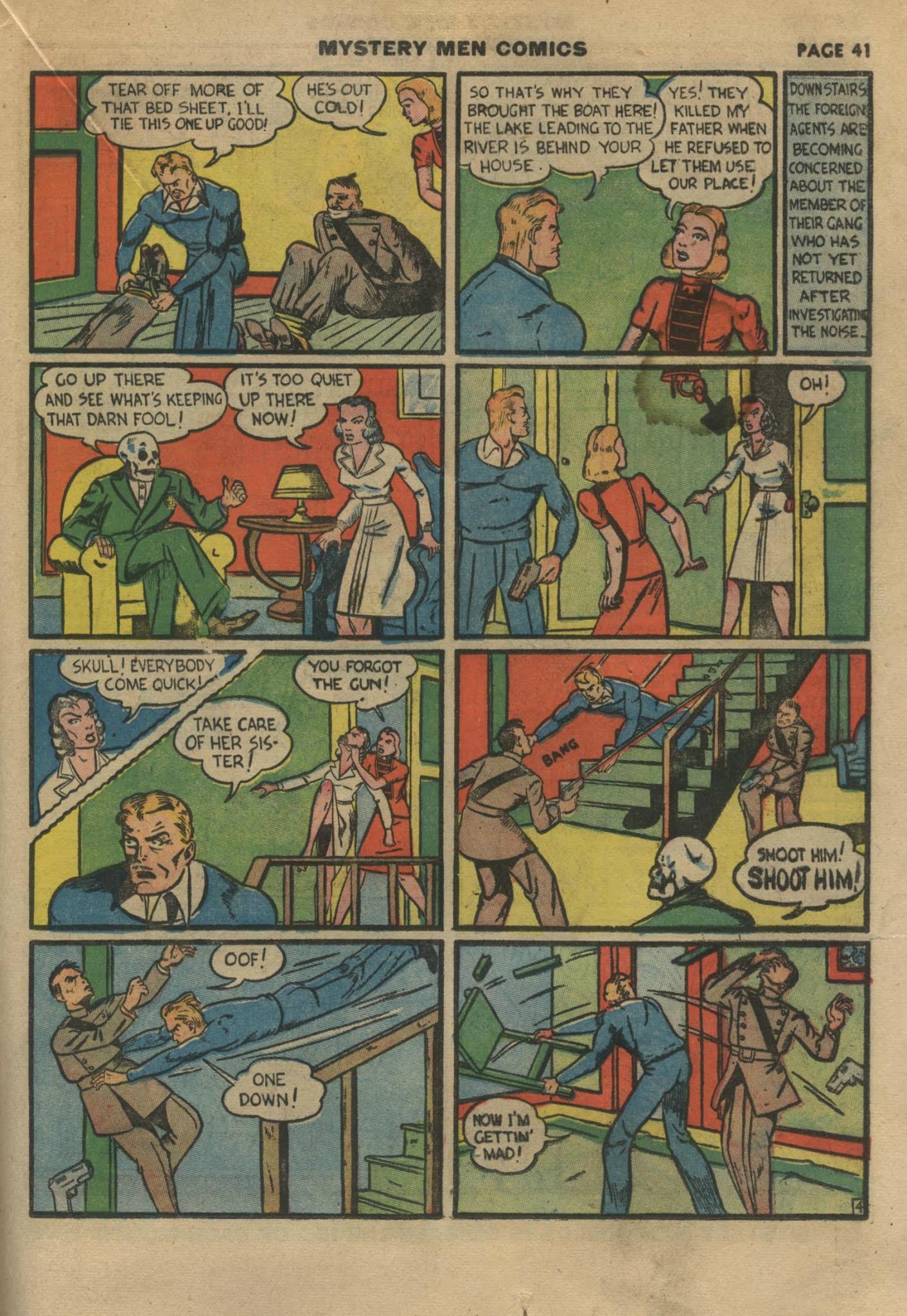 Read online Mystery Men Comics comic -  Issue #15 - 43